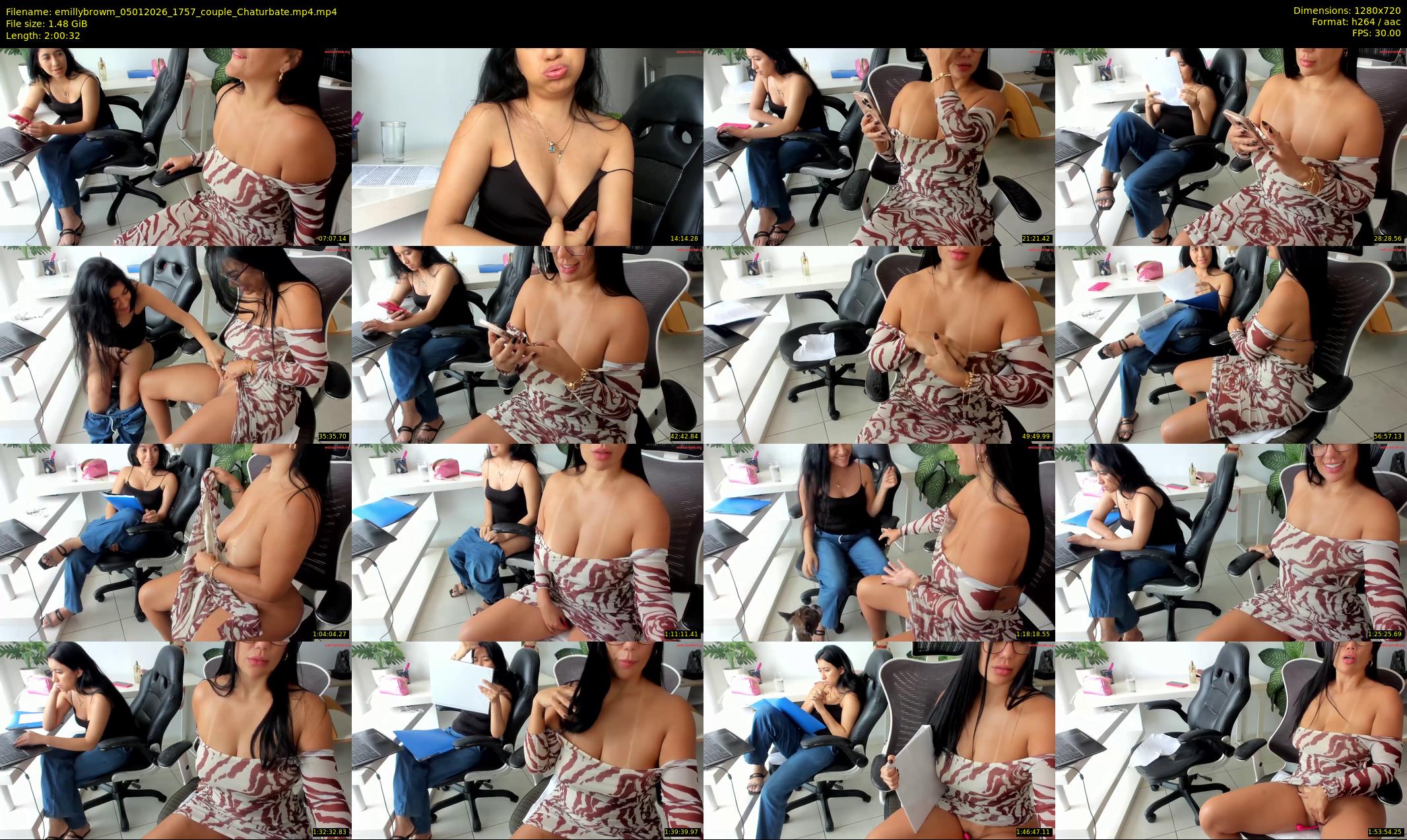 emillybrowm — 121 minute Chaturbate couple cam show recording, 720p, Jan 5, 2026