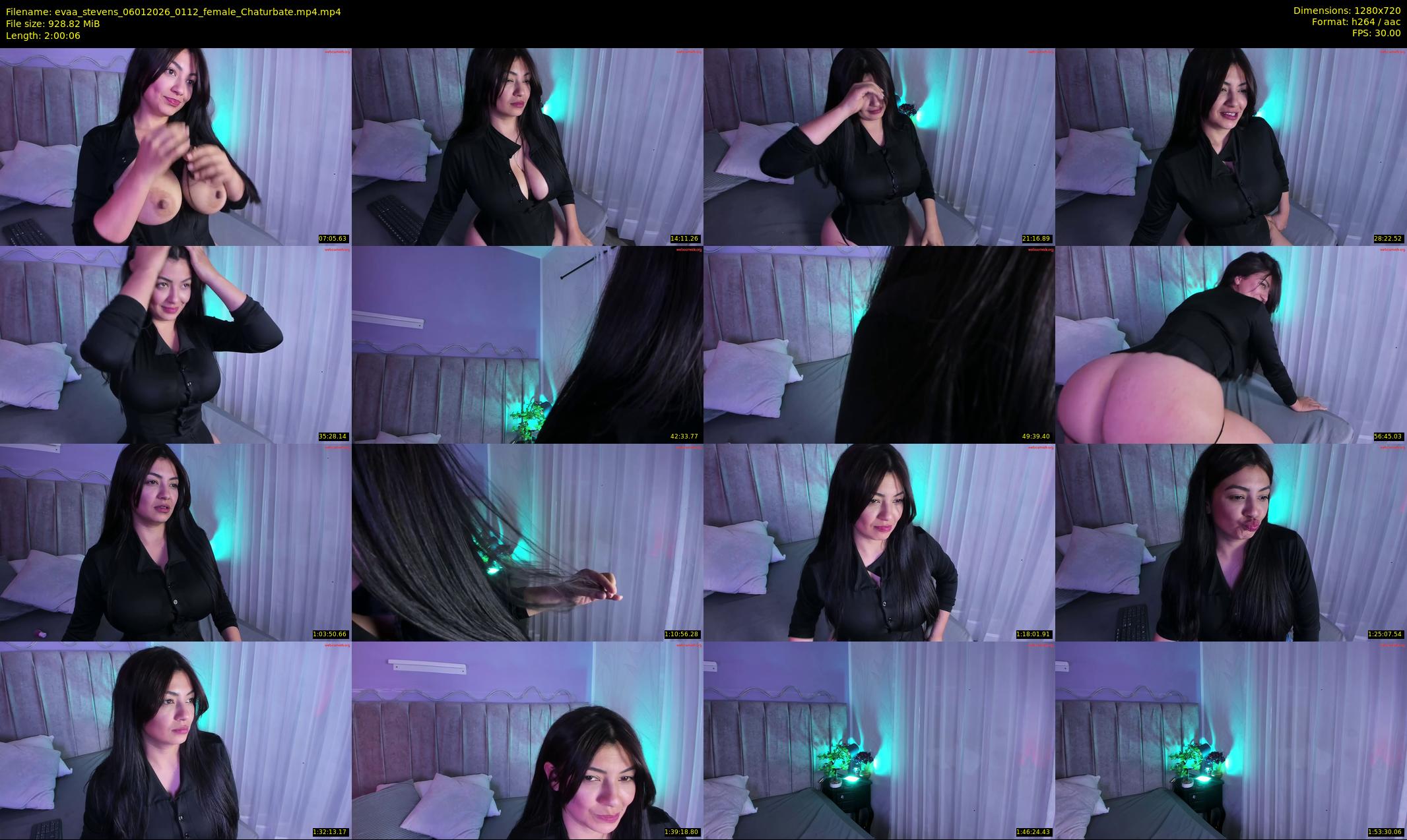 evaa_stevens — 121 minute Chaturbate female cam show recording, 720p, Jan 6, 2026