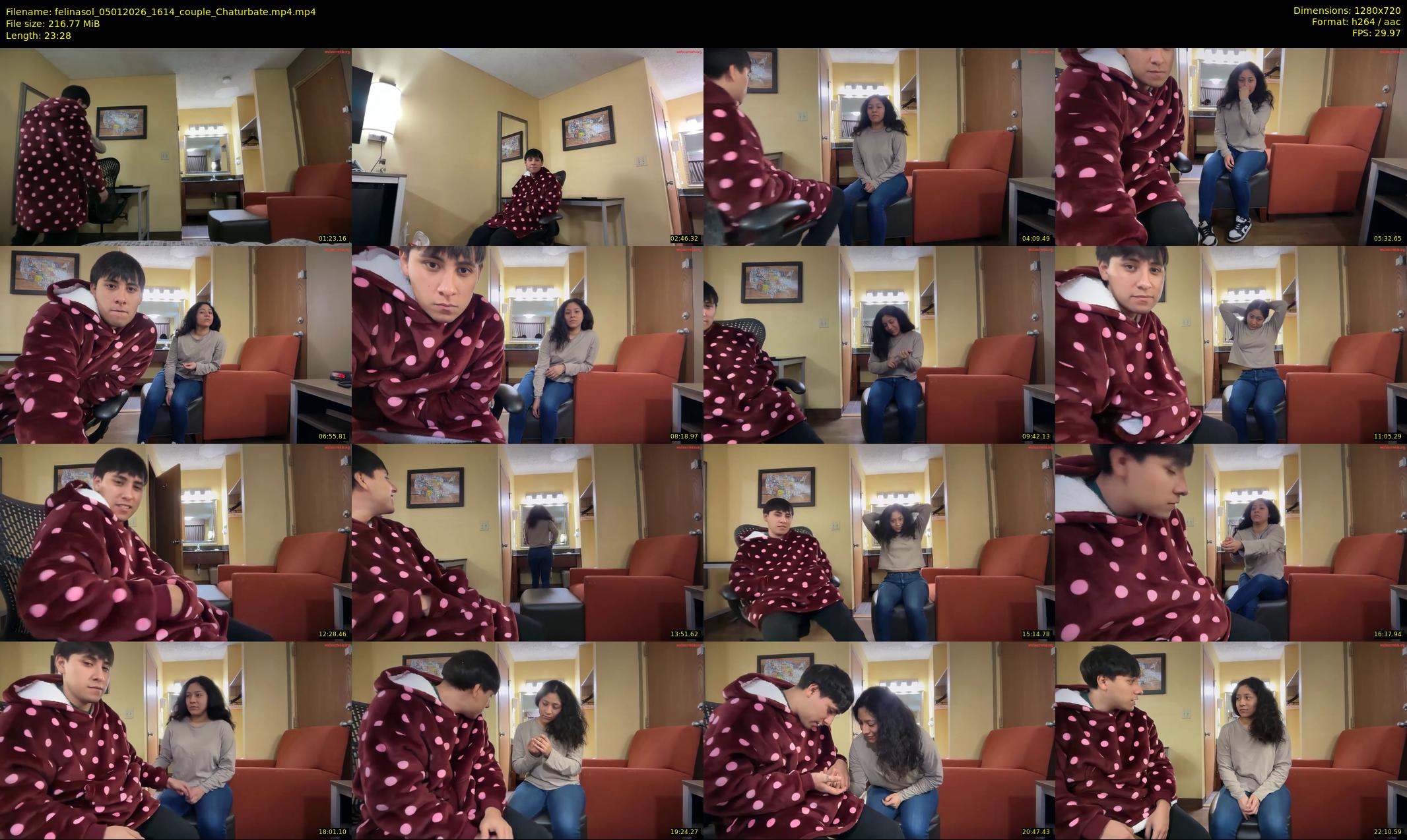 felinasol — 24 minute Chaturbate couple cam show recording, 720p, Jan 5, 2026