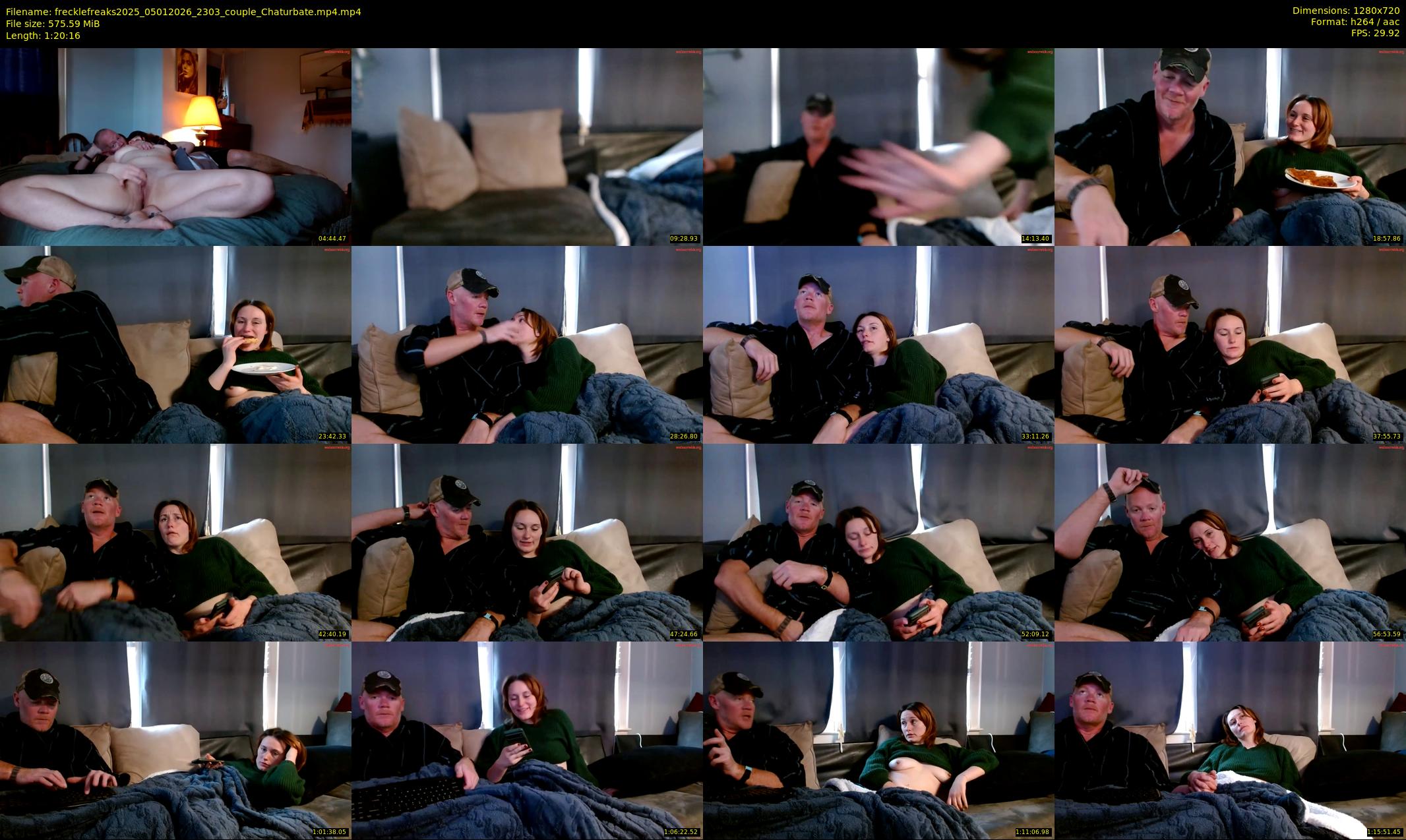 frecklefreaks2025 — 81 minute Chaturbate couple cam show recording, 720p, Jan 5, 2026