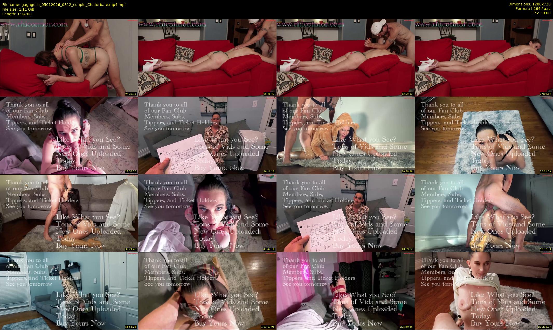 gagngush — 75 minute Chaturbate couple cam show recording, 720p, Jan 5, 2026