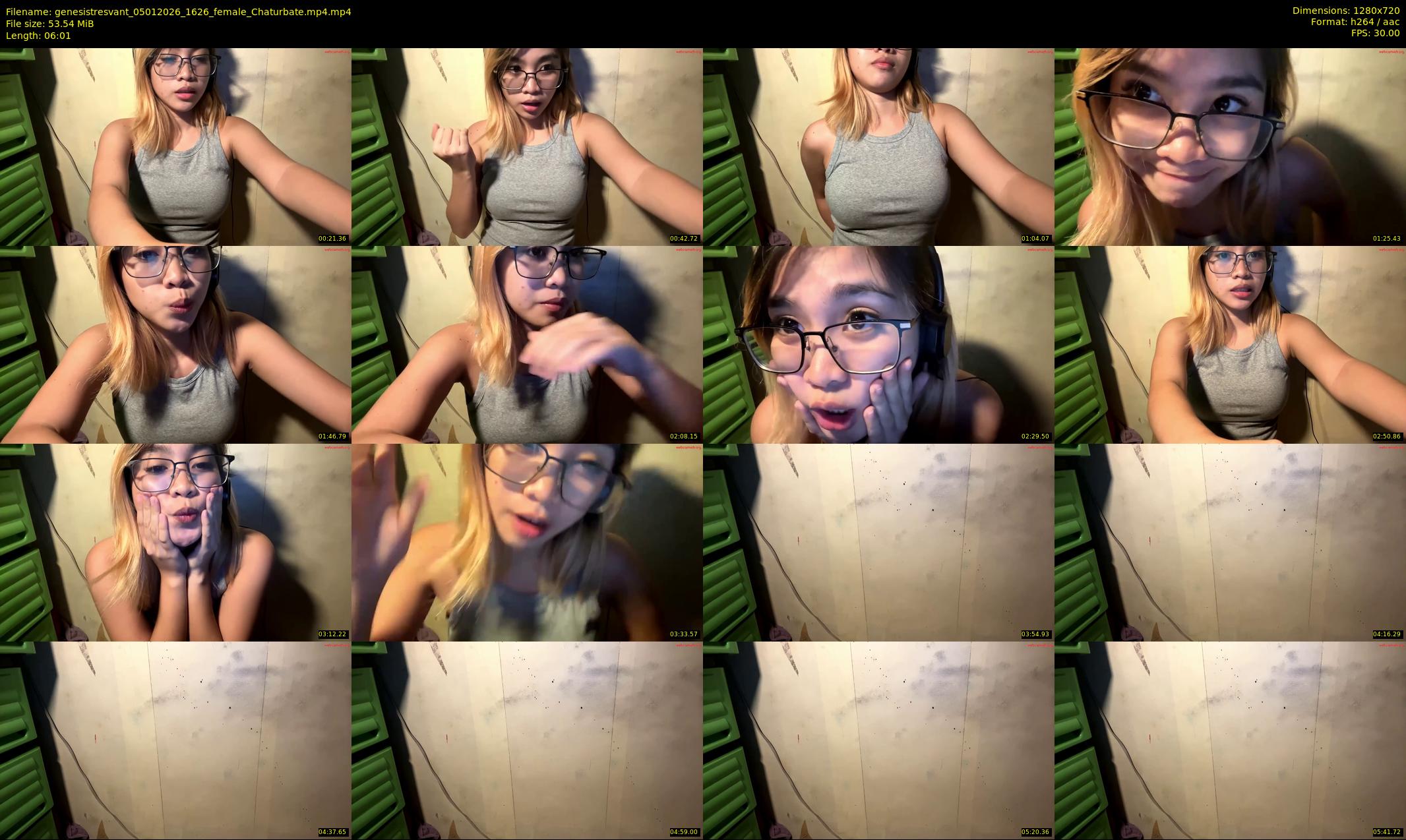 genesistresvant — 7 minute Chaturbate female cam show recording, 720p, Jan 5, 2026