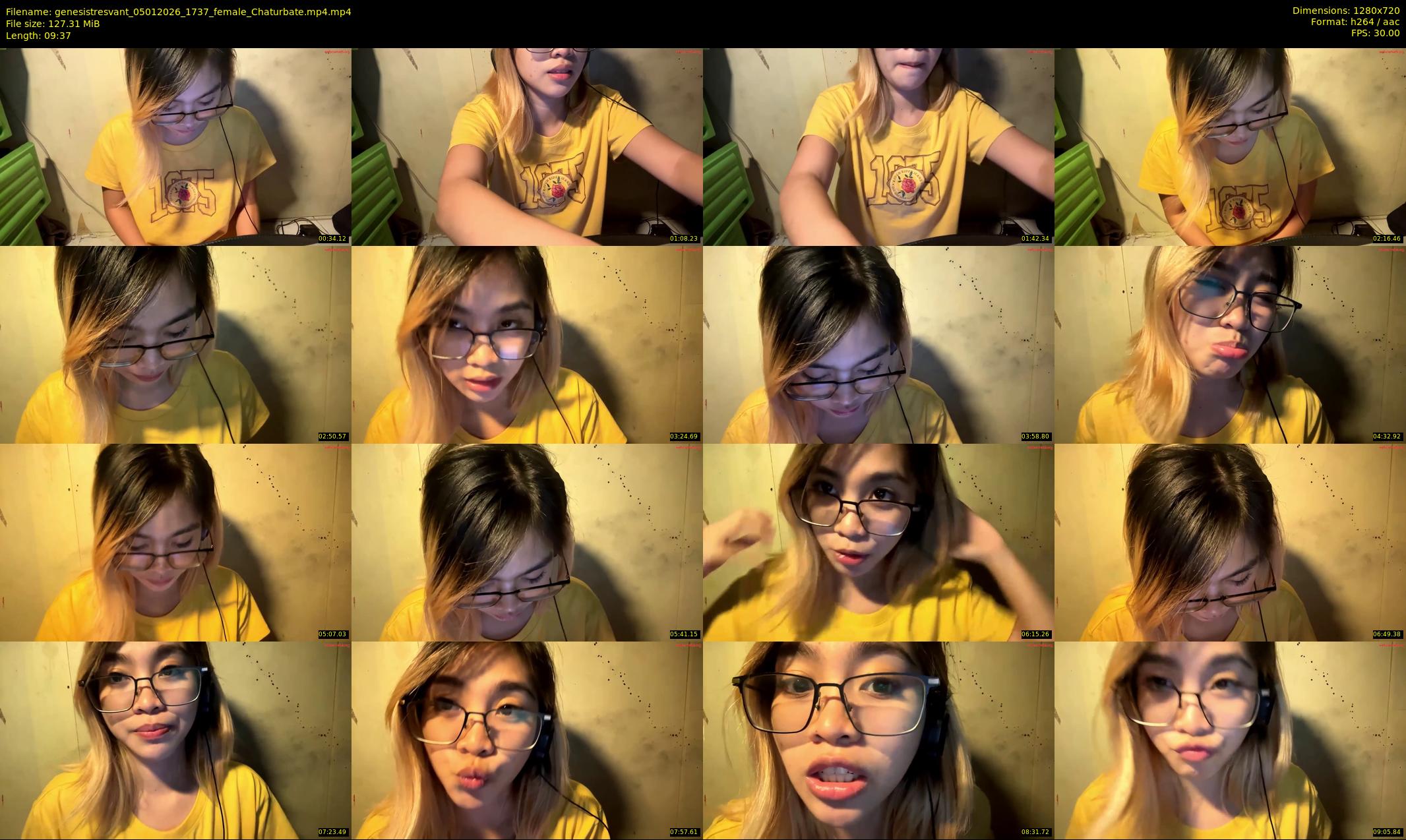genesistresvant — 10 minute Chaturbate female cam show recording, 720p, Jan 5, 2026