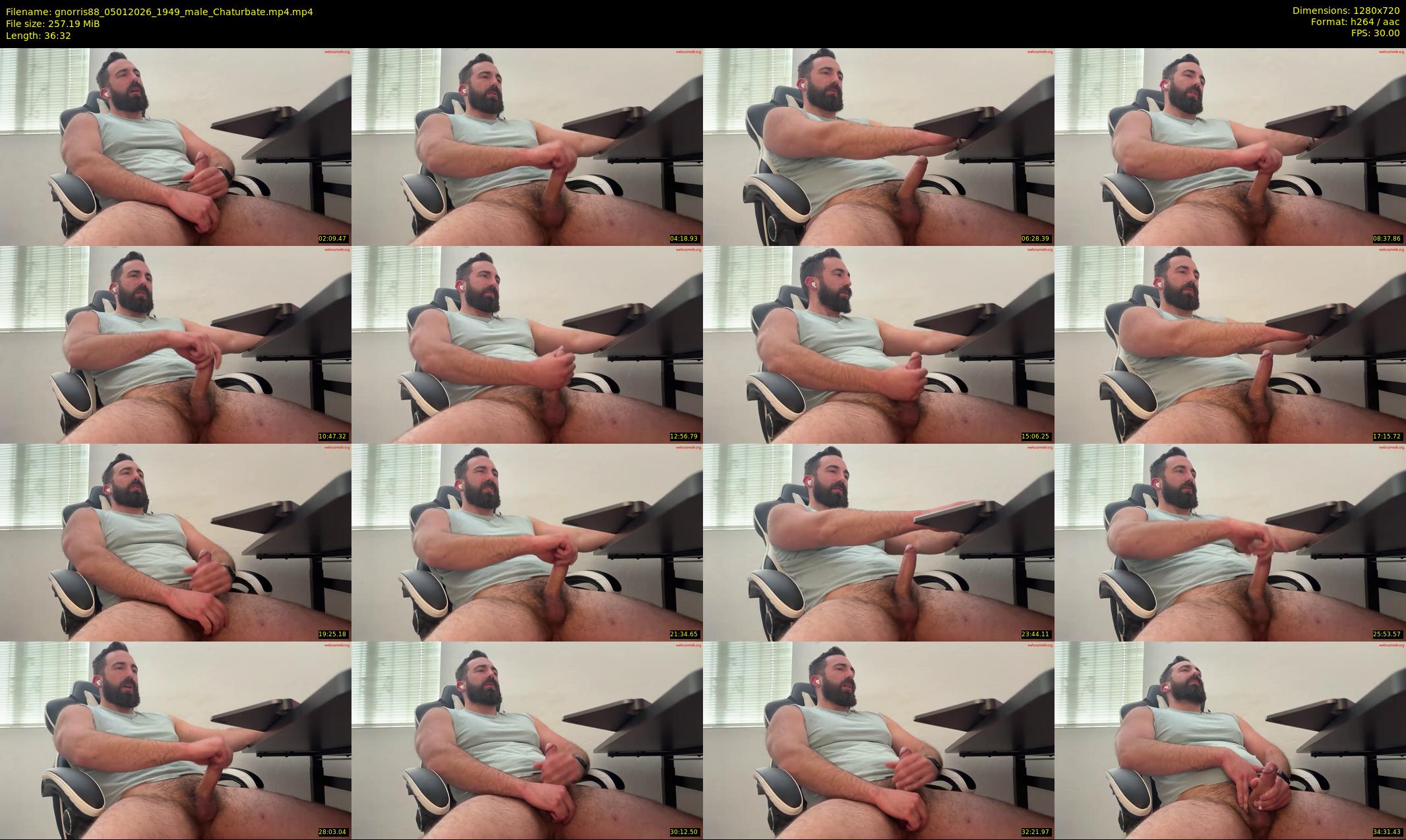 gnorris88 — 37 minute Chaturbate male cam show recording, 720p, Jan 5, 2026