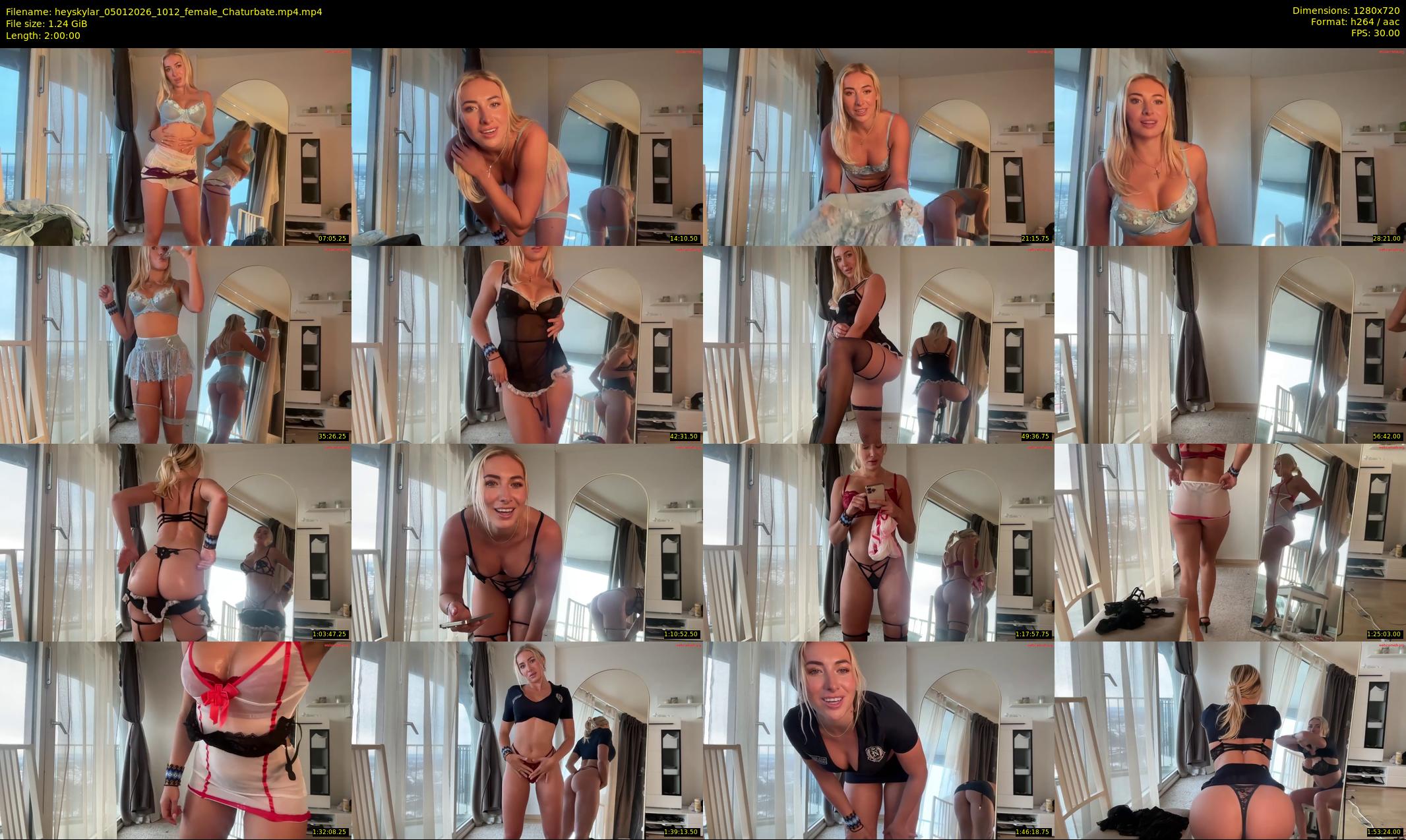 heyskylar — 120 minute Chaturbate female cam show recording, 720p, Jan 5, 2026