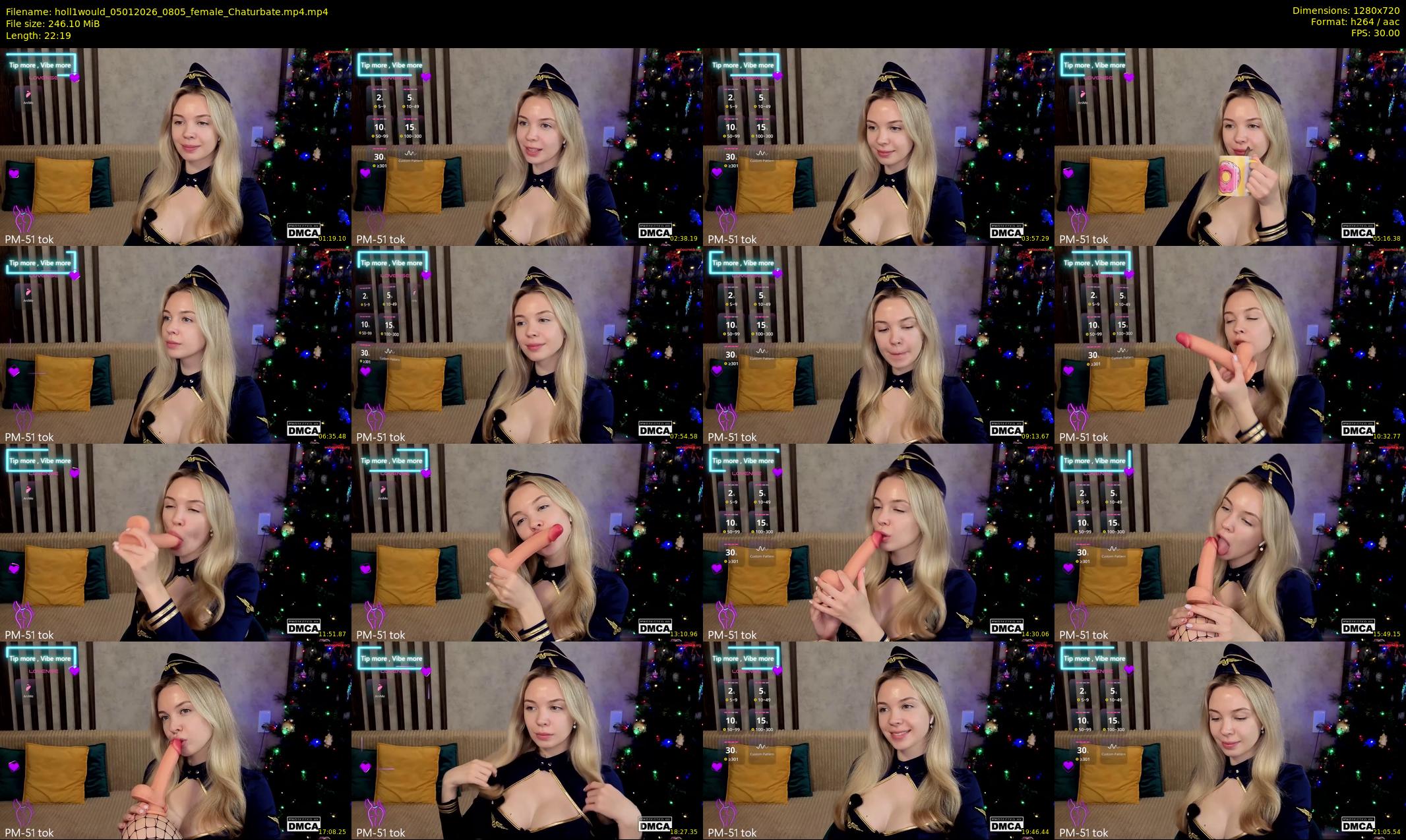 holl1would — 23 minute Chaturbate female cam show recording, 720p, Jan 5, 2026