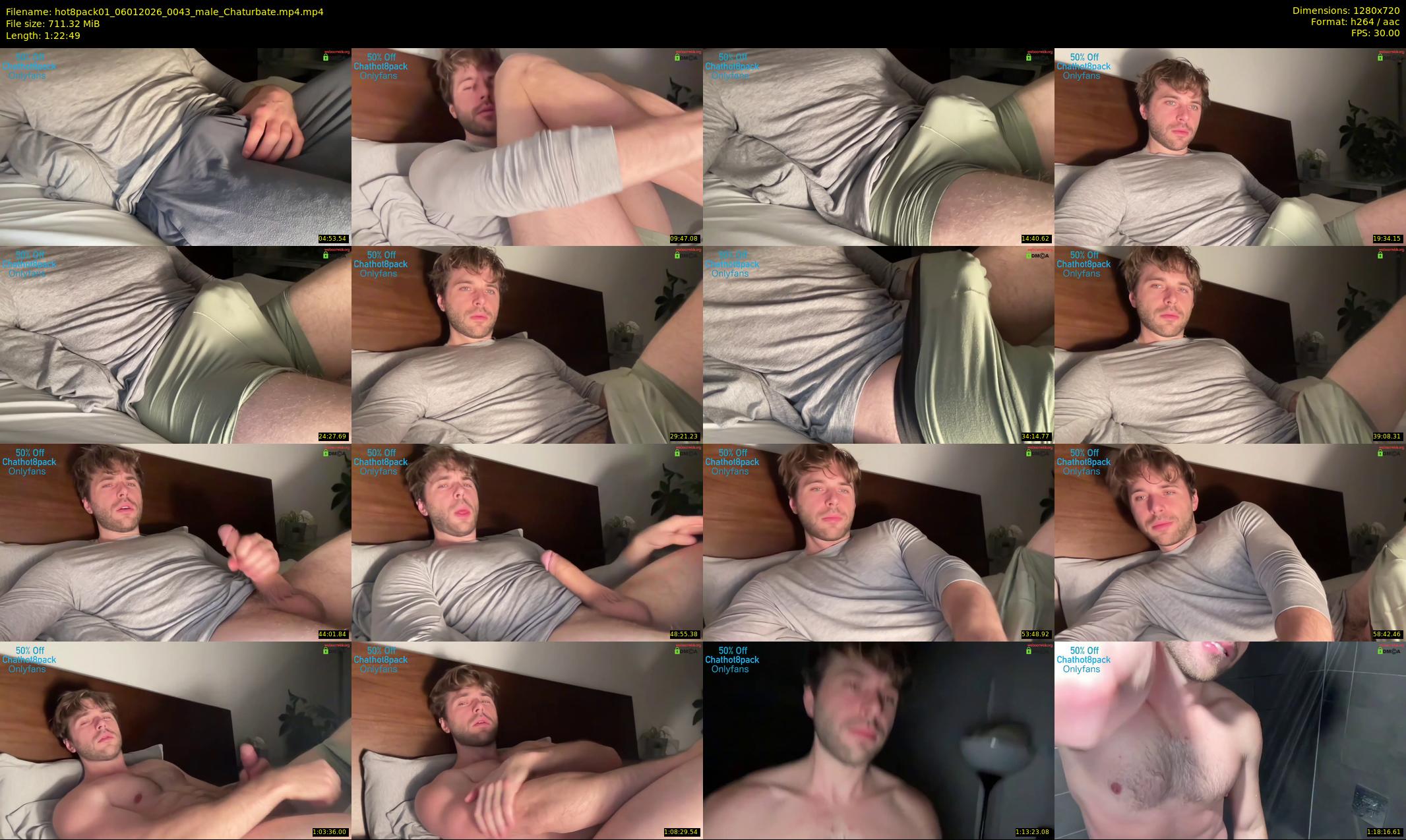 hot8pack01 — 83 minute Chaturbate male cam show recording, 720p, Jan 6, 2026