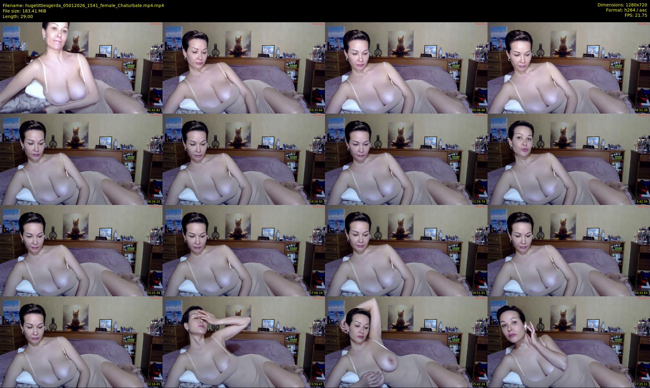 hugetittiesgerda — 29 minute Chaturbate female cam show recording, 720p, Jan 5, 2026