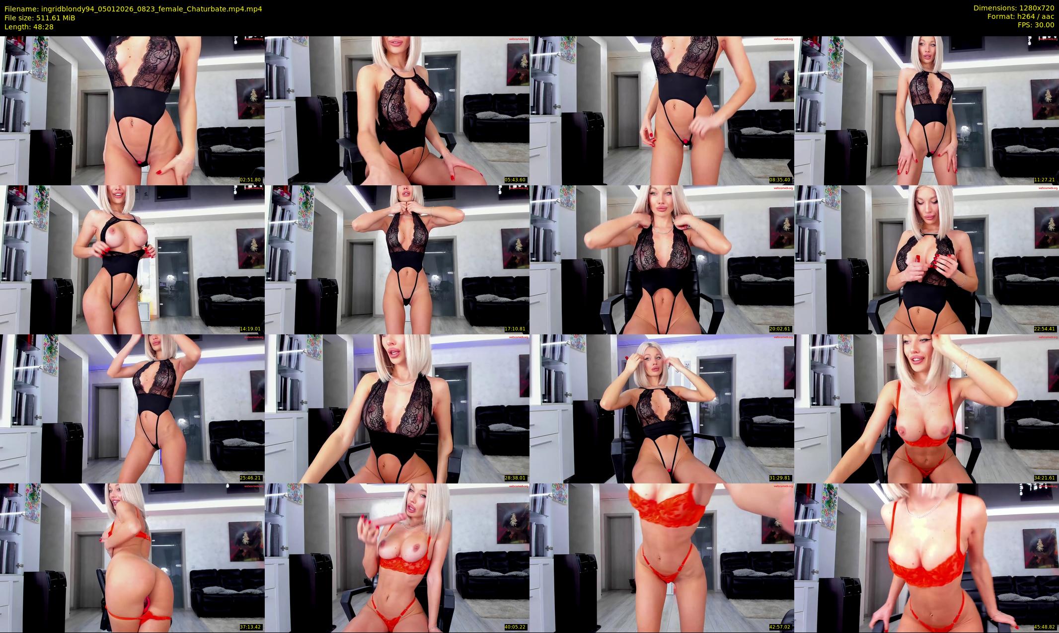 ingridblondy94 — 49 minute Chaturbate female cam show recording, 720p, Jan 5, 2026