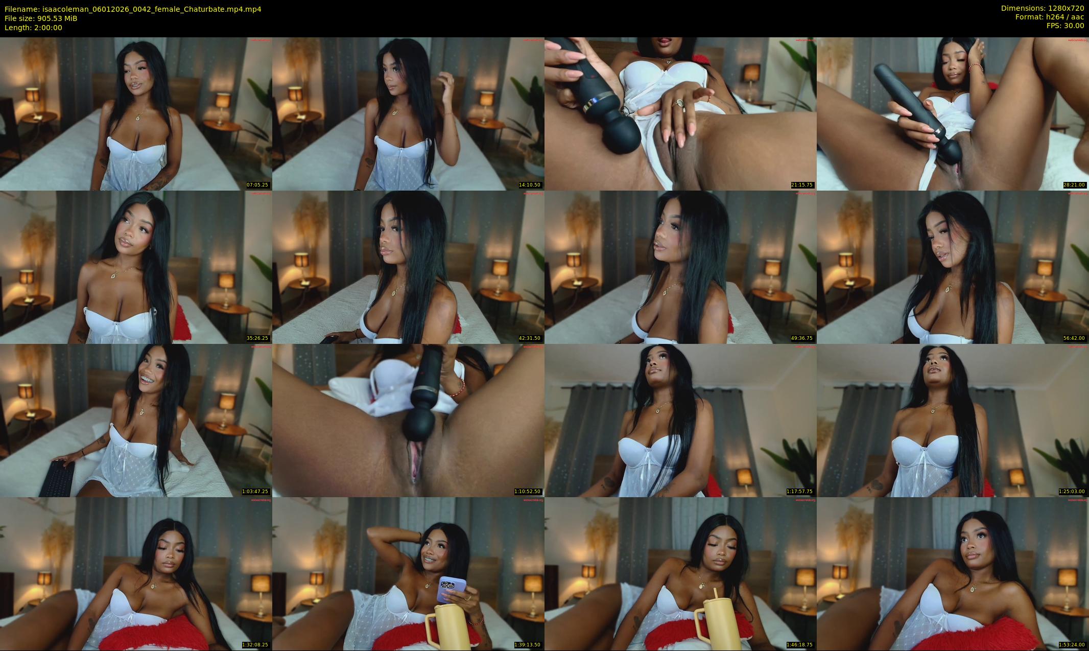 isaacoleman — 120 minute Chaturbate female cam show recording, 720p, Jan 6, 2026