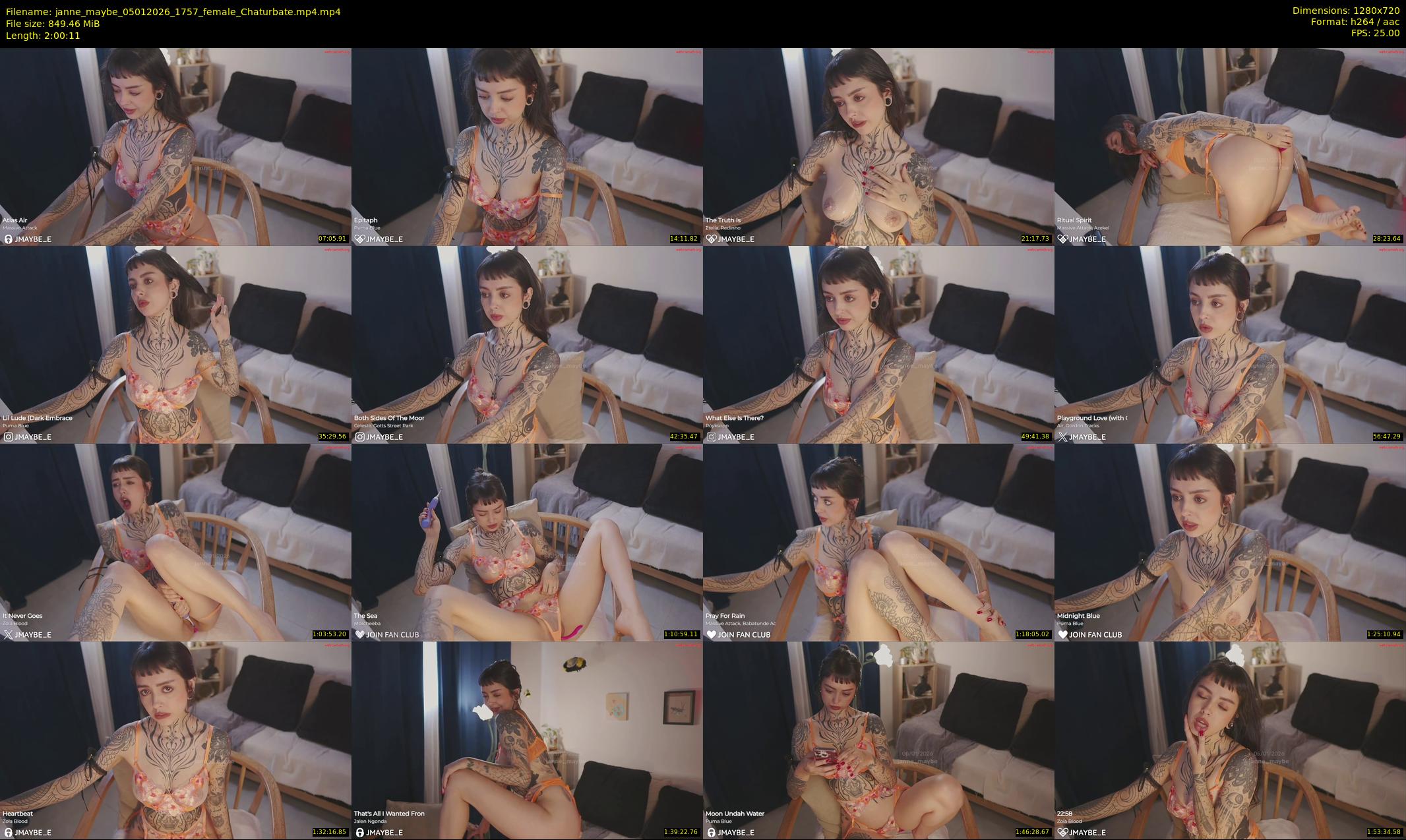 janne_maybe — 121 minute Chaturbate female cam show recording, 720p, Jan 5, 2026