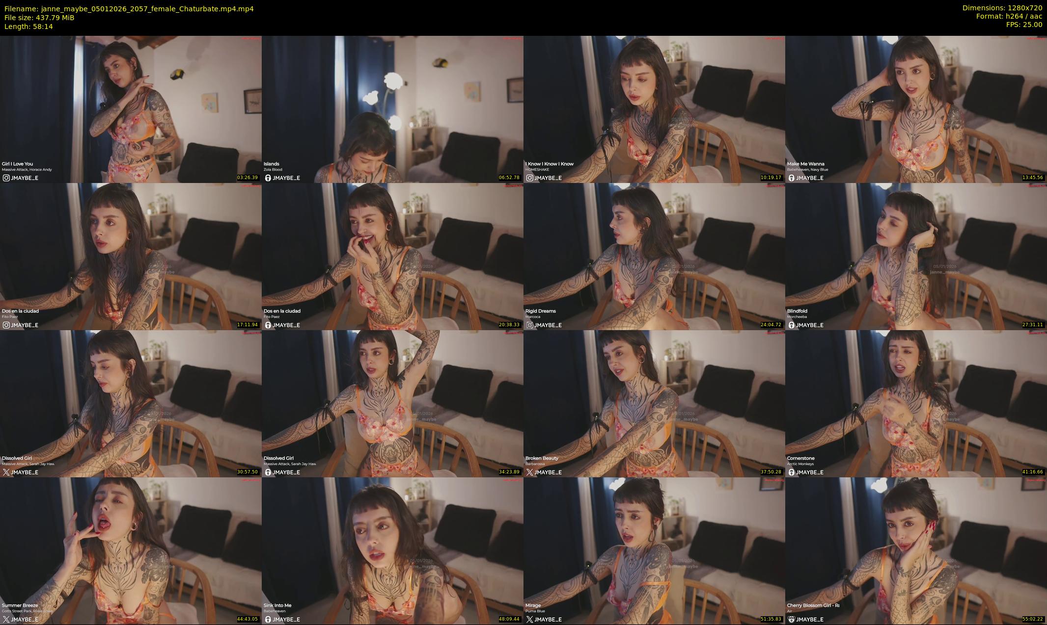janne_maybe — 59 minute Chaturbate female cam show recording, 720p, Jan 5, 2026