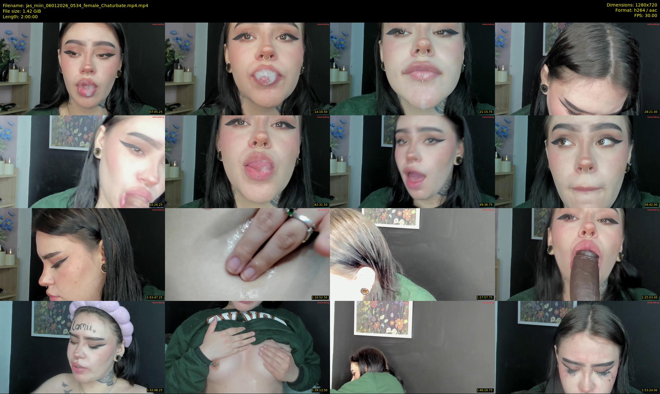 jas_miin — 120 minute Chaturbate female cam show recording, 720p, Jan 6, 2026
