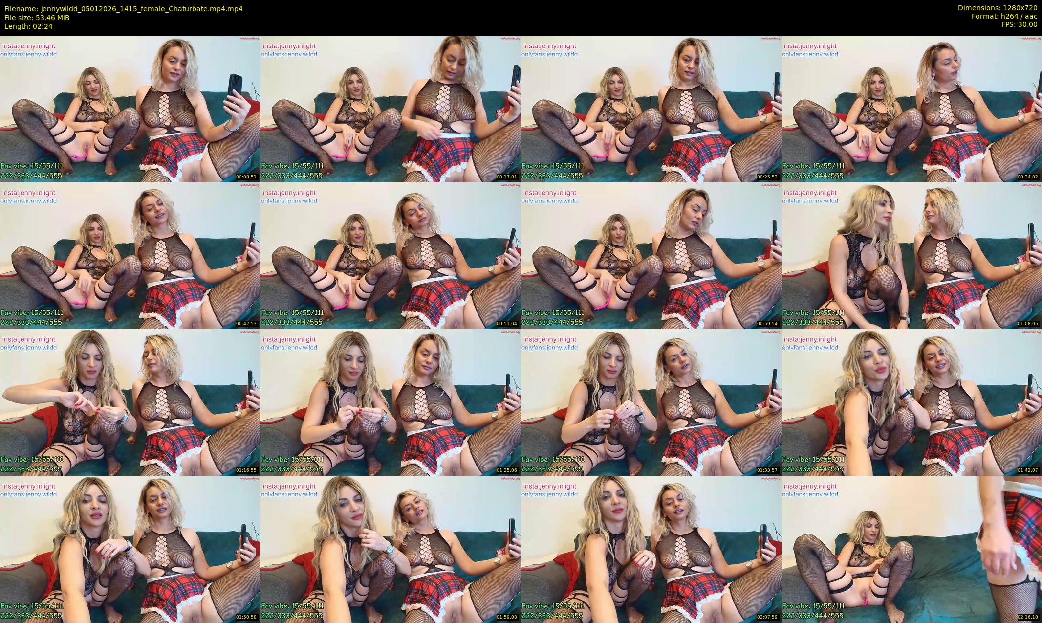 jennywildd — 3 minute Chaturbate female cam show recording, 720p, Jan 5, 2026
