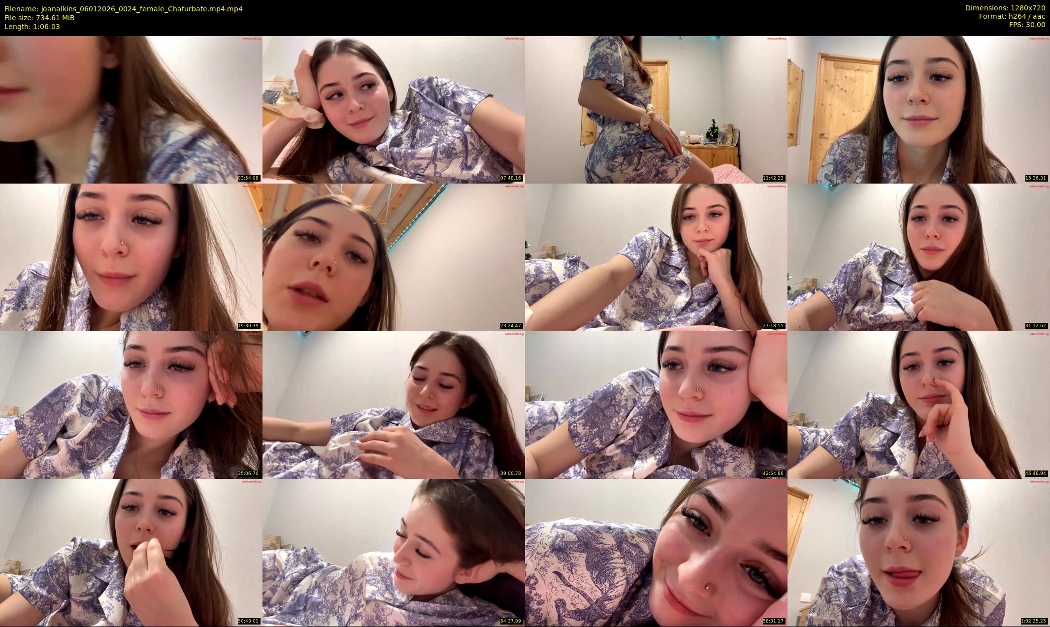 joanalkins — 67 minute Chaturbate female cam show recording, 720p, Jan 6, 2026