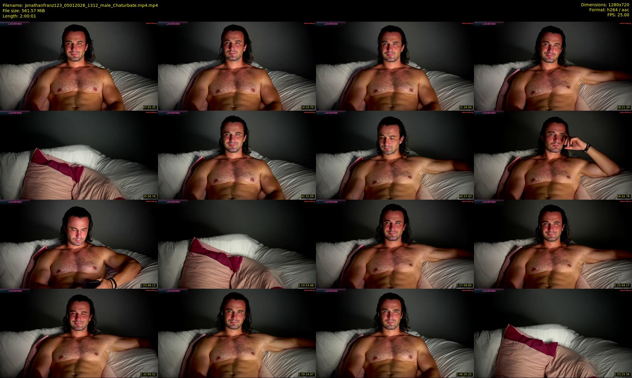 jonathanfranz123 — 121 minute Chaturbate male cam show recording, 720p, Jan 5, 2026
