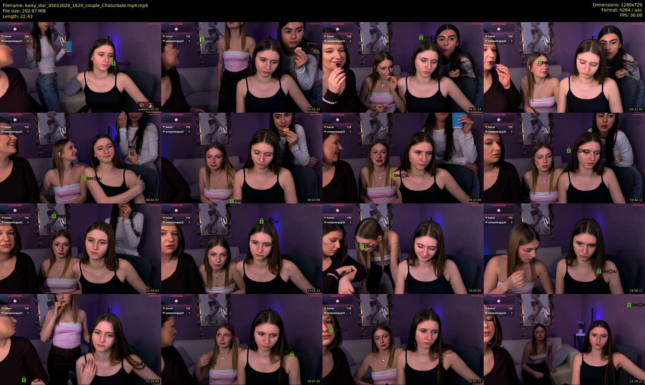 kaisy_star — 23 minute Chaturbate female cam show recording, 720p, Jan 5, 2026