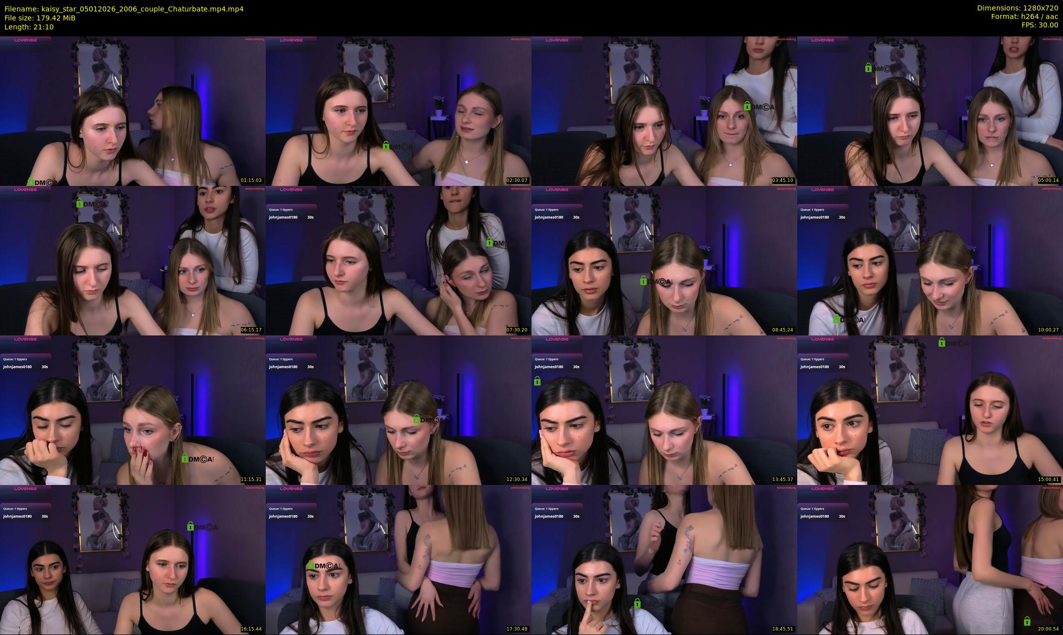 kaisy_star — 22 minute Chaturbate female cam show recording, 720p, Jan 5, 2026