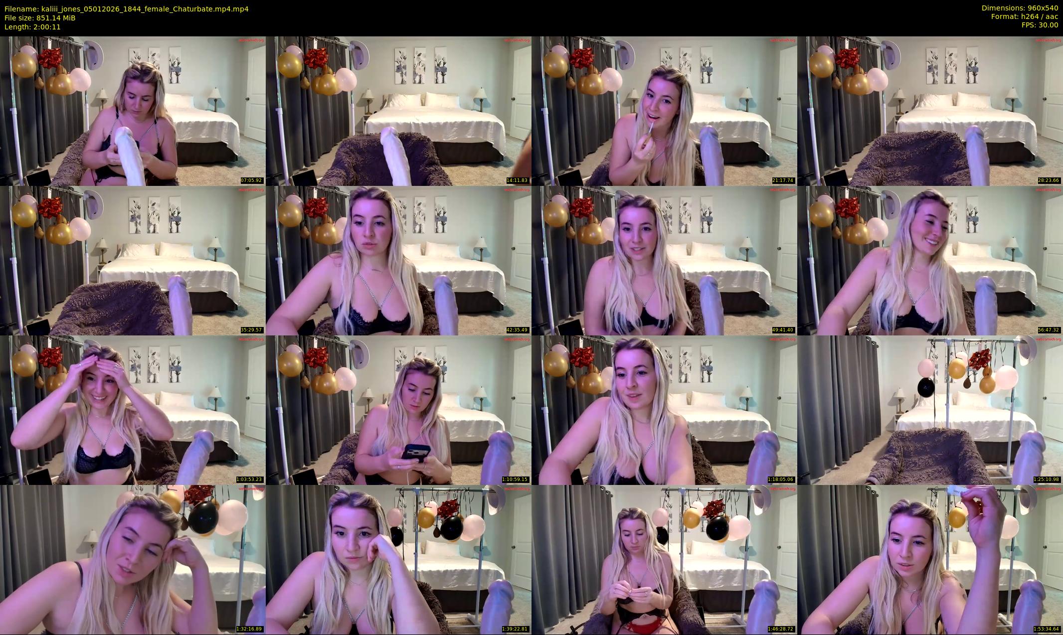 kaliii_jones — 121 minute Chaturbate female cam show recording, 480p, Jan 5, 2026