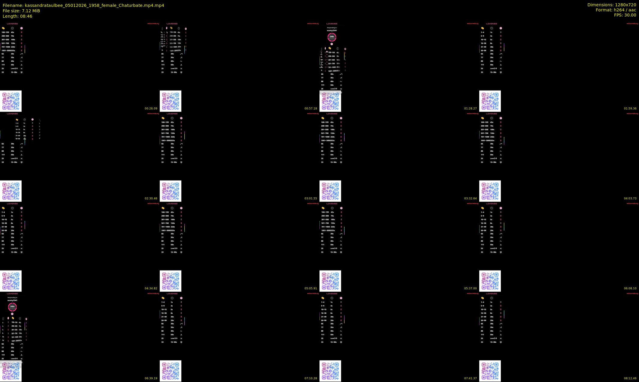 kassandrataulbee — 9 minute Chaturbate female cam show recording, 720p, Jan 5, 2026
