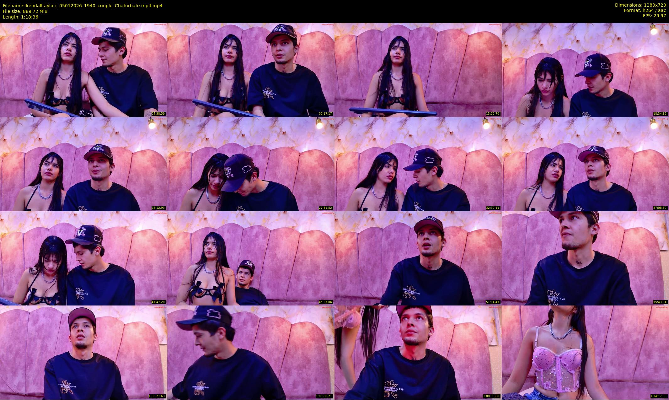 kendalltaylorr — 79 minute Chaturbate couple cam show recording, 720p, Jan 5, 2026
