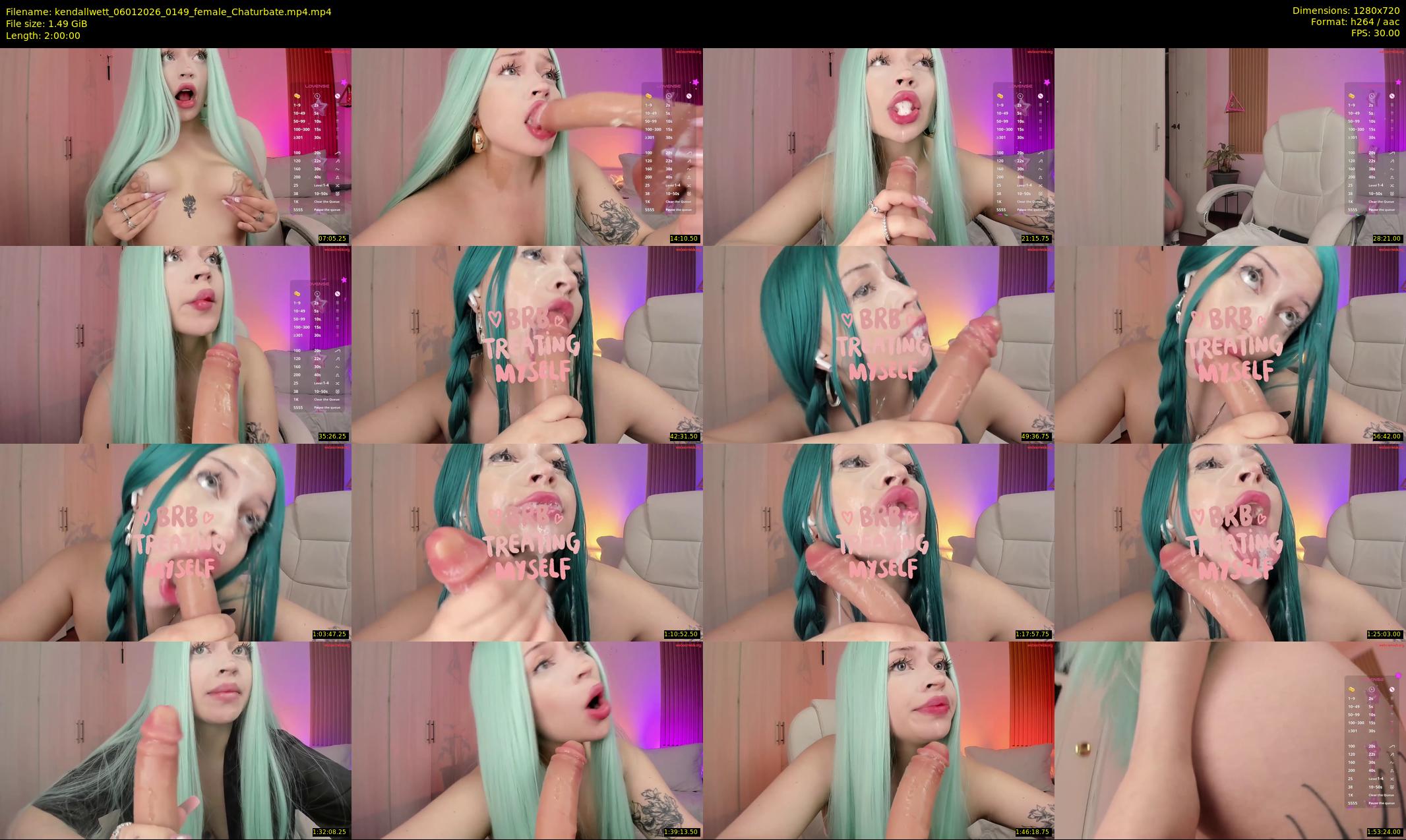 kendallwett — 120 minute Chaturbate female cam show recording, 720p, Jan 6, 2026