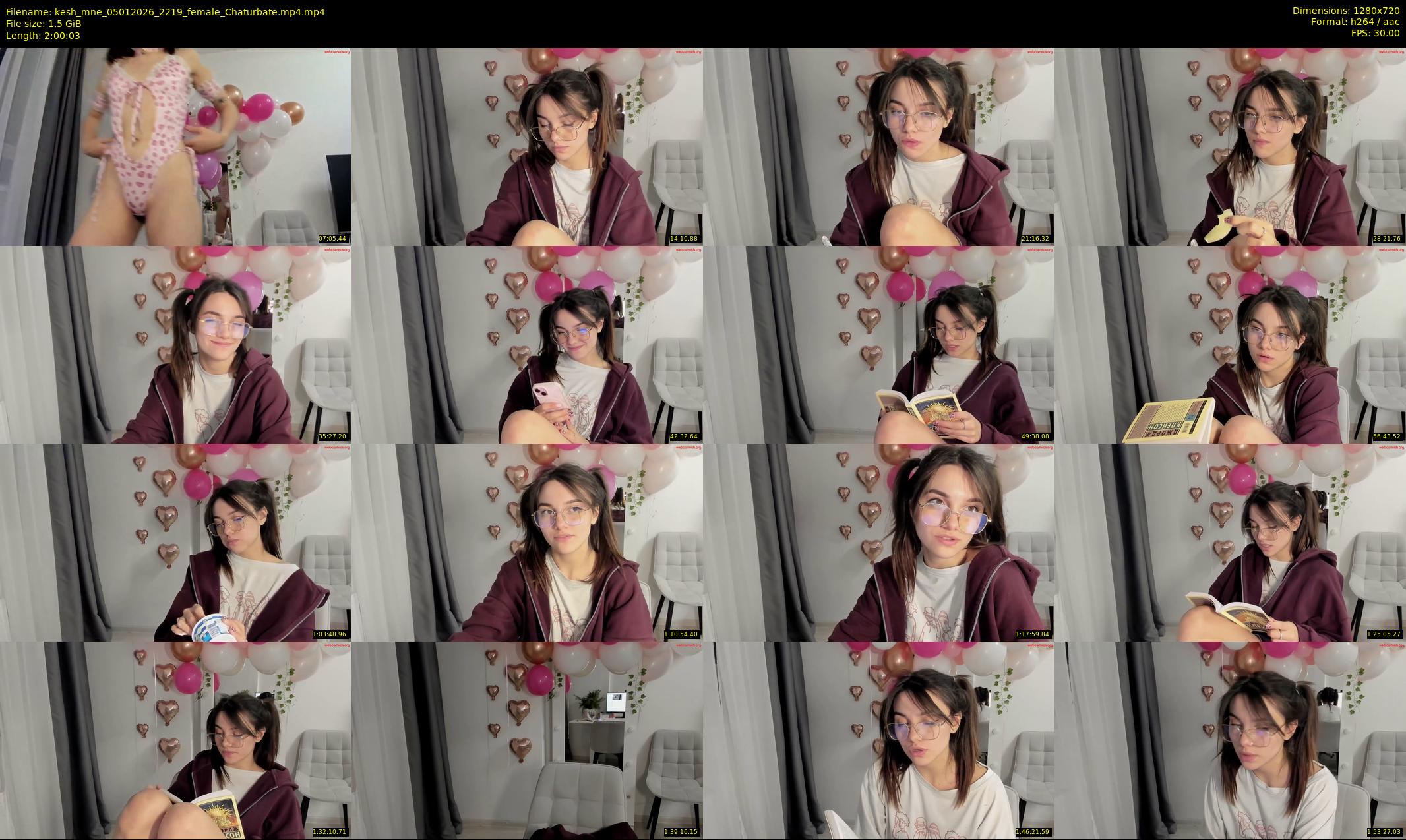 kesh_mne — 121 minute Chaturbate female cam show recording, 720p, Jan 5, 2026