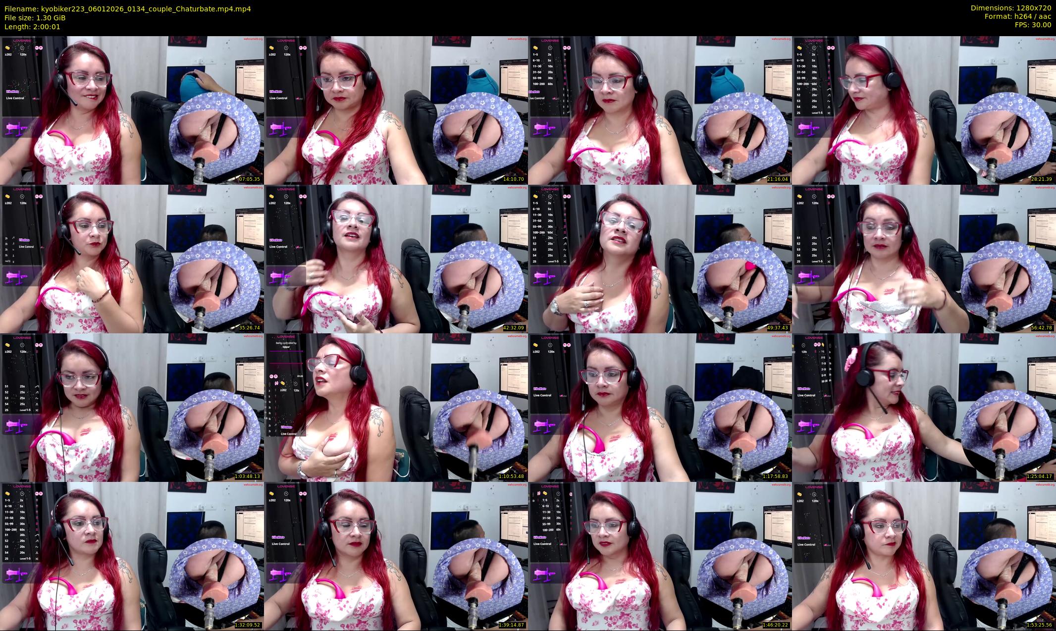 kyobiker223 — 121 minute Chaturbate couple cam show recording, 720p, Jan 6, 2026