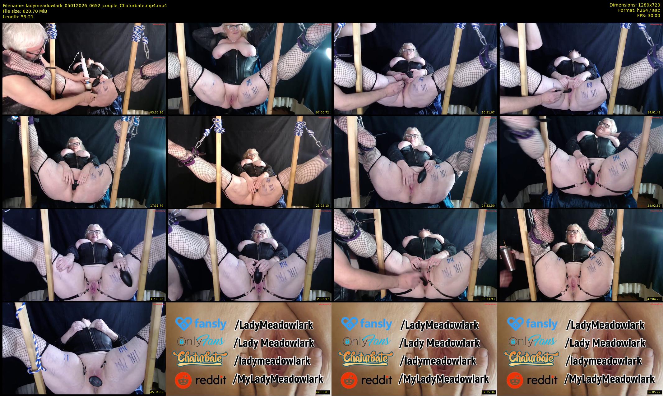 ladymeadowlark — 60 minute Chaturbate couple cam show recording, 720p, Jan 5, 2026
