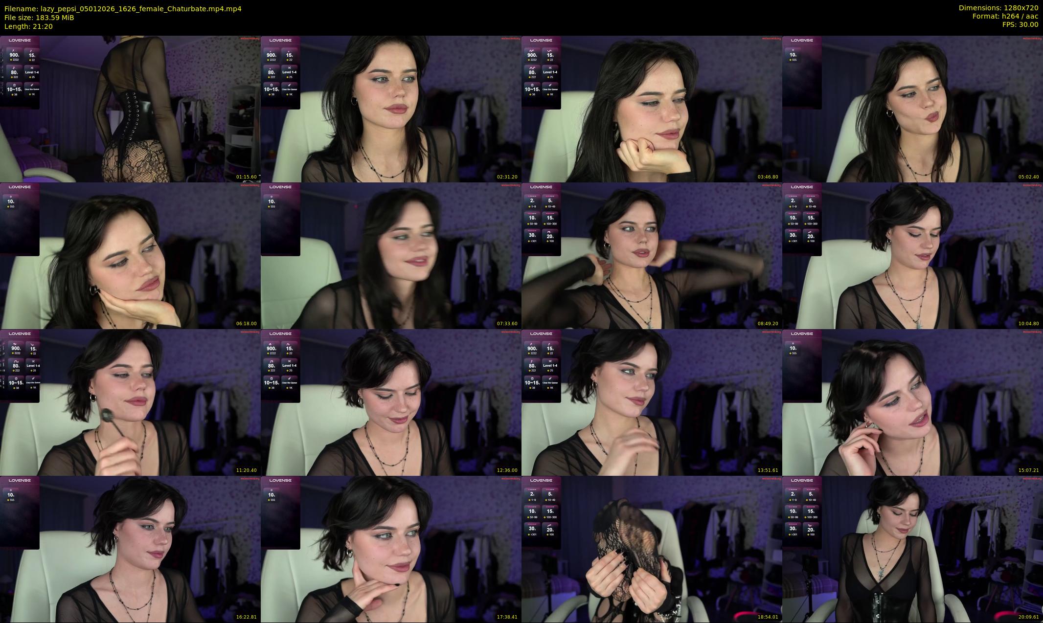 lazy_pepsi — 22 minute Chaturbate female cam show recording, 720p, Jan 5, 2026