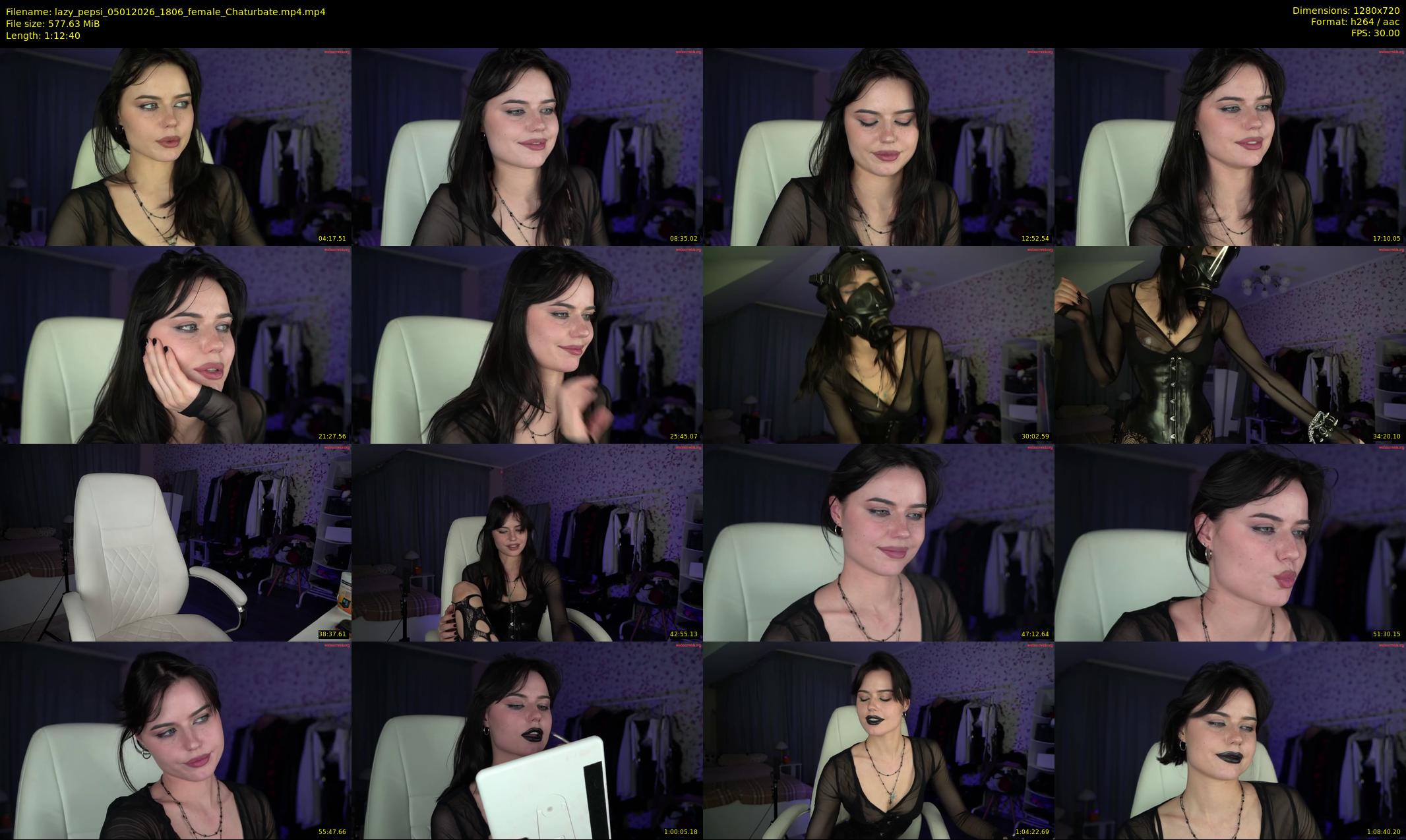 lazy_pepsi — 73 minute Chaturbate female cam show recording, 720p, Jan 5, 2026