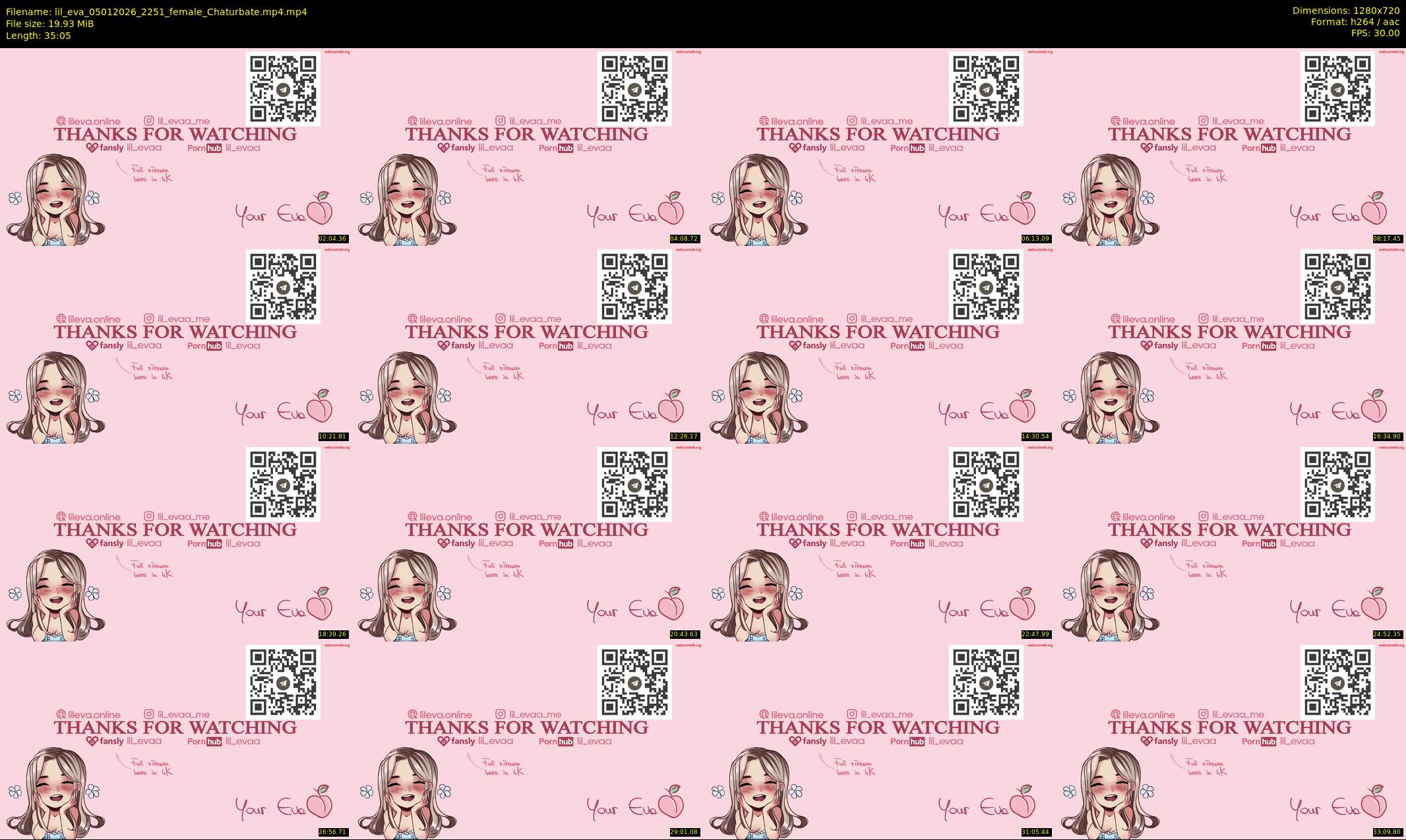 lil_eva — 36 minute Chaturbate female cam show recording, 720p, Jan 5, 2026