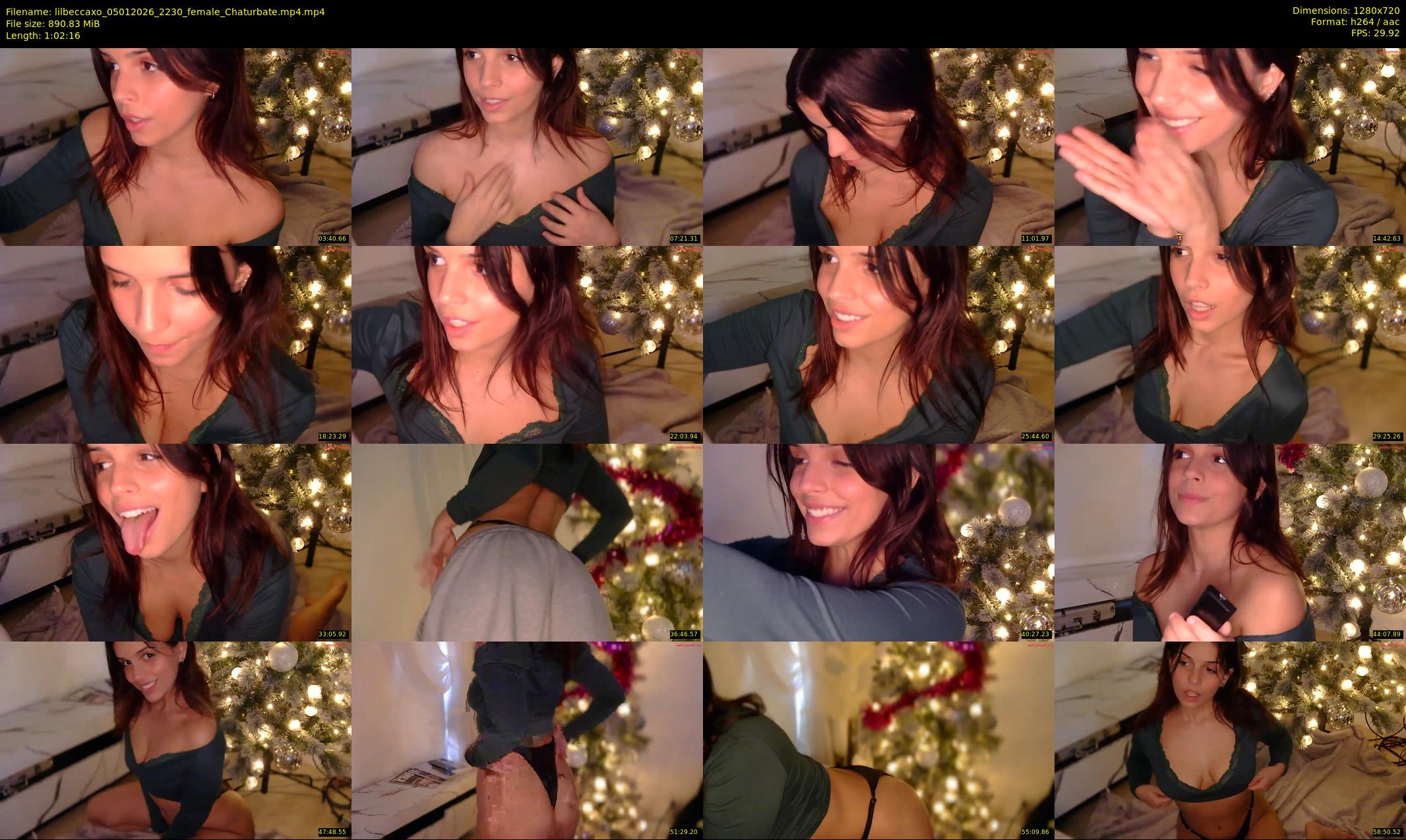 lilbeccaxo — 63 minute Chaturbate female cam show recording, 720p, Jan 5, 2026