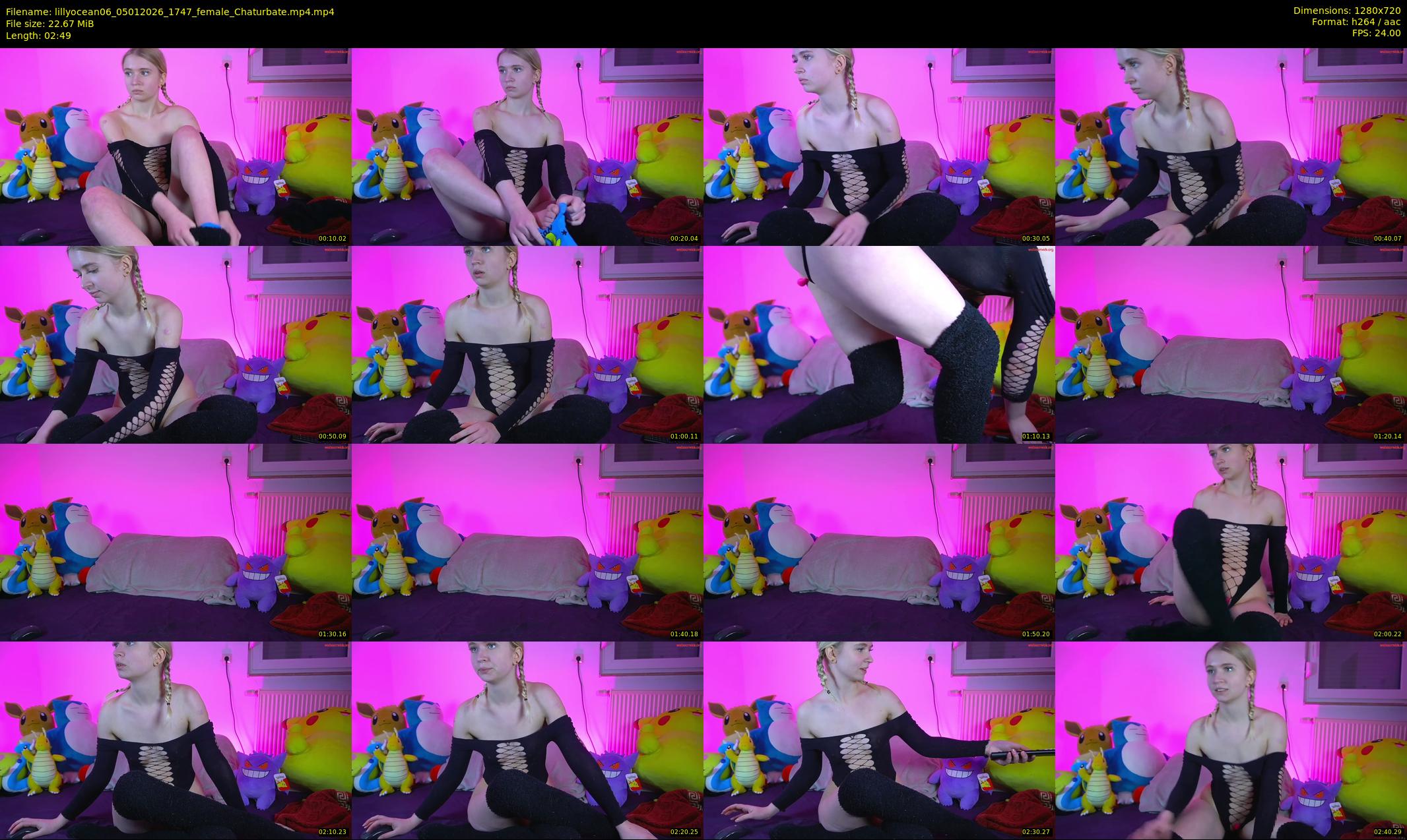 lillyocean06 — 3 minute Chaturbate female cam show recording, 720p, Jan 5, 2026