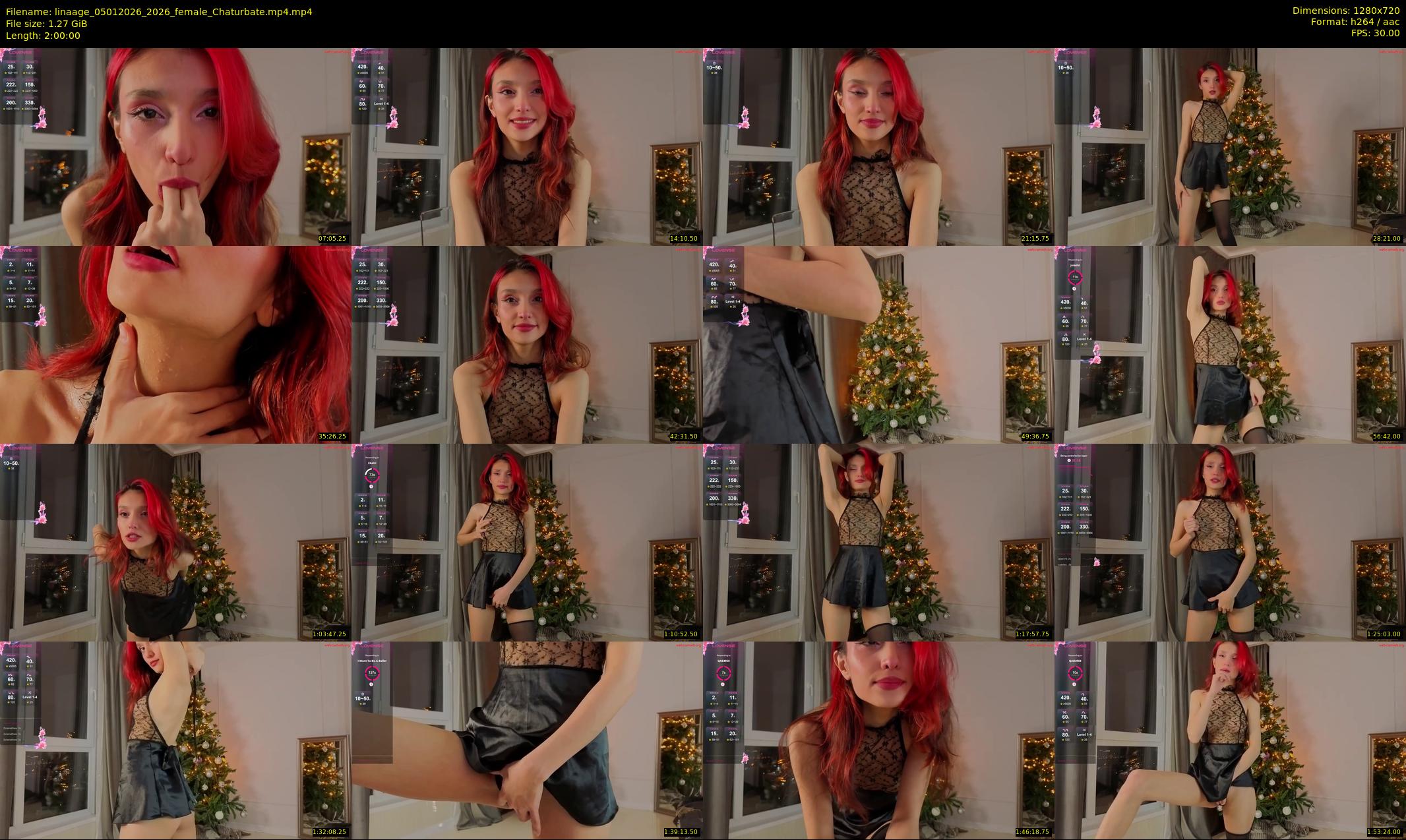 linaage — 120 minute Chaturbate female cam show recording, 720p, Jan 5, 2026