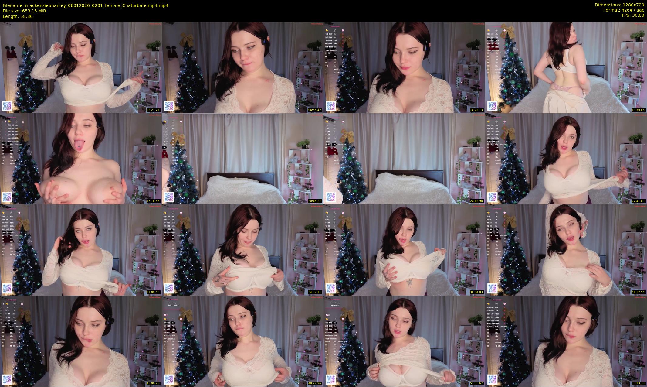 mackenzieohanley — 59 minute Chaturbate female cam show recording, 720p, Jan 6, 2026