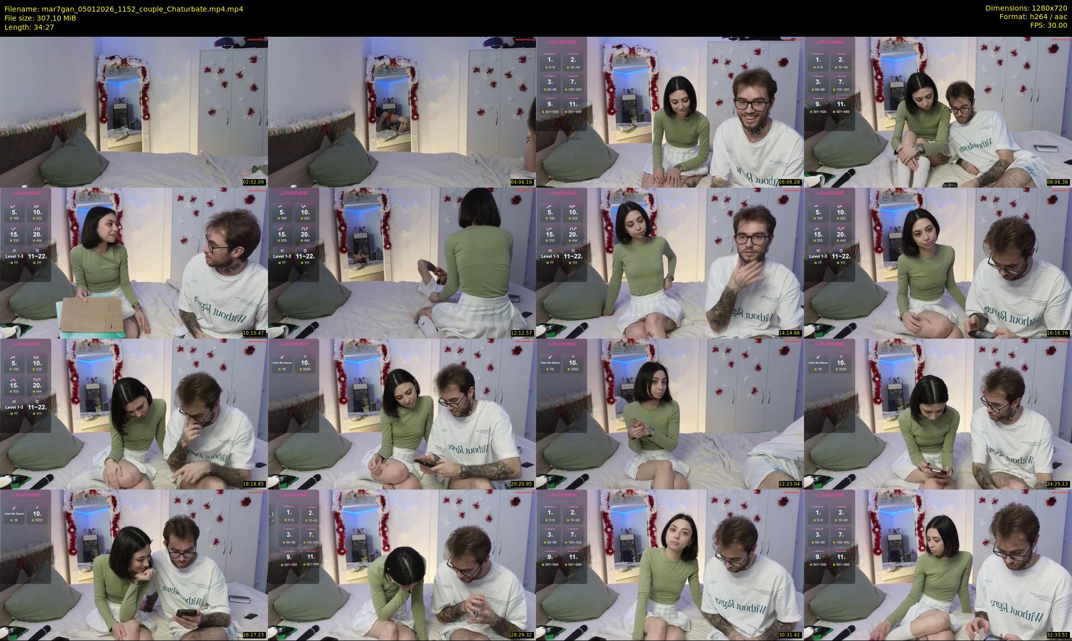 mar7gan — 35 minute Chaturbate couple cam show recording, 720p, Jan 5, 2026
