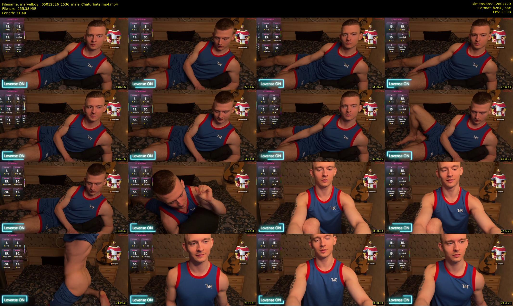 marvelboy_ — 32 minute Chaturbate male cam show recording, 720p, Jan 5, 2026