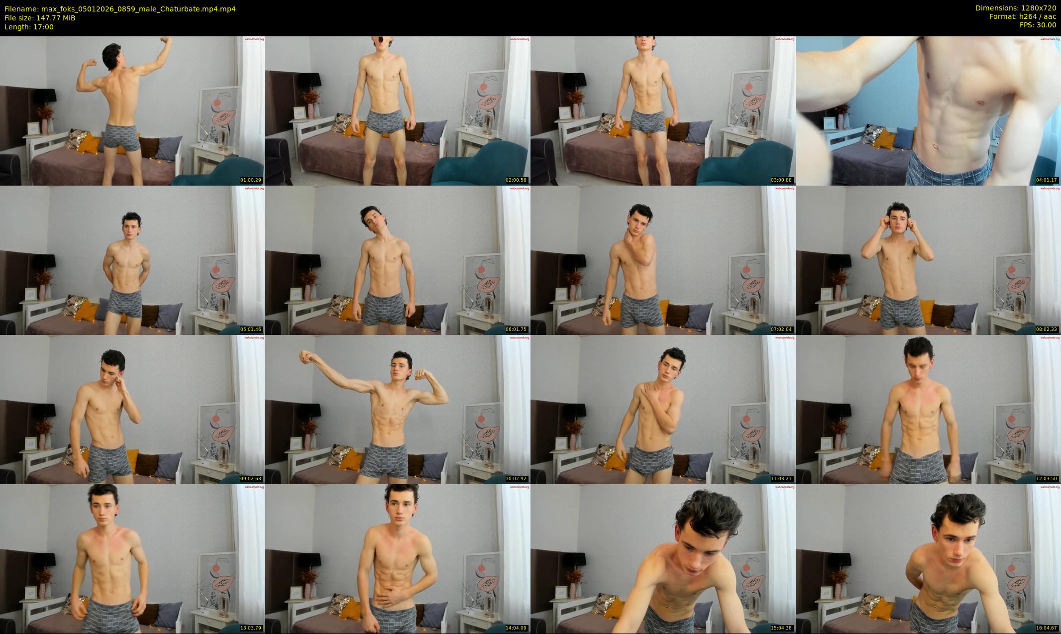 max_foks — 17 minute Chaturbate male cam show recording, 720p, Jan 5, 2026