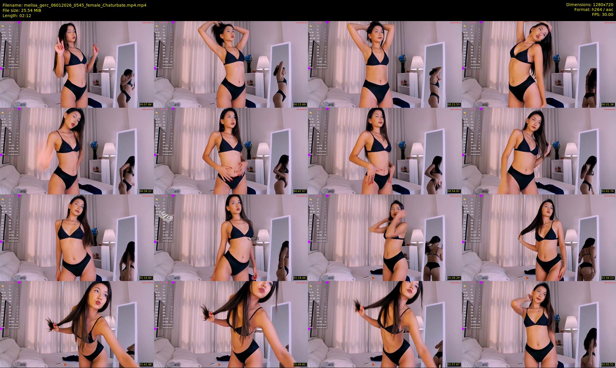 melisa_gerc — 3 minute Chaturbate female cam show recording, 720p, Jan 6, 2026
