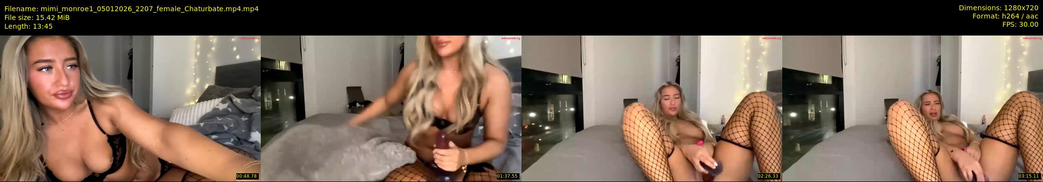 mimi_monroe1 — 14 minute Chaturbate female cam show recording, 720p, Jan 5, 2026