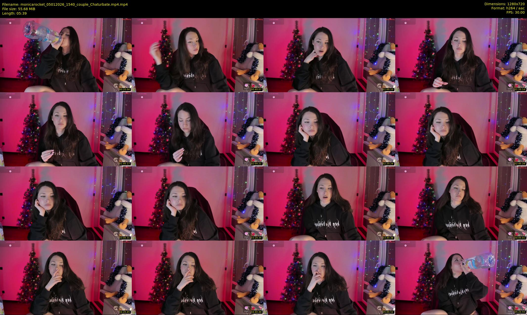 monicarocket — 6 minute Chaturbate female cam show recording, 720p, Jan 5, 2026