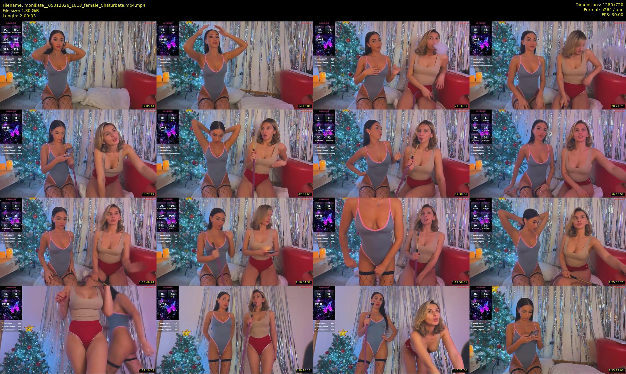 monikate_ — 121 minute Chaturbate couple cam show recording, 720p, Jan 5, 2026