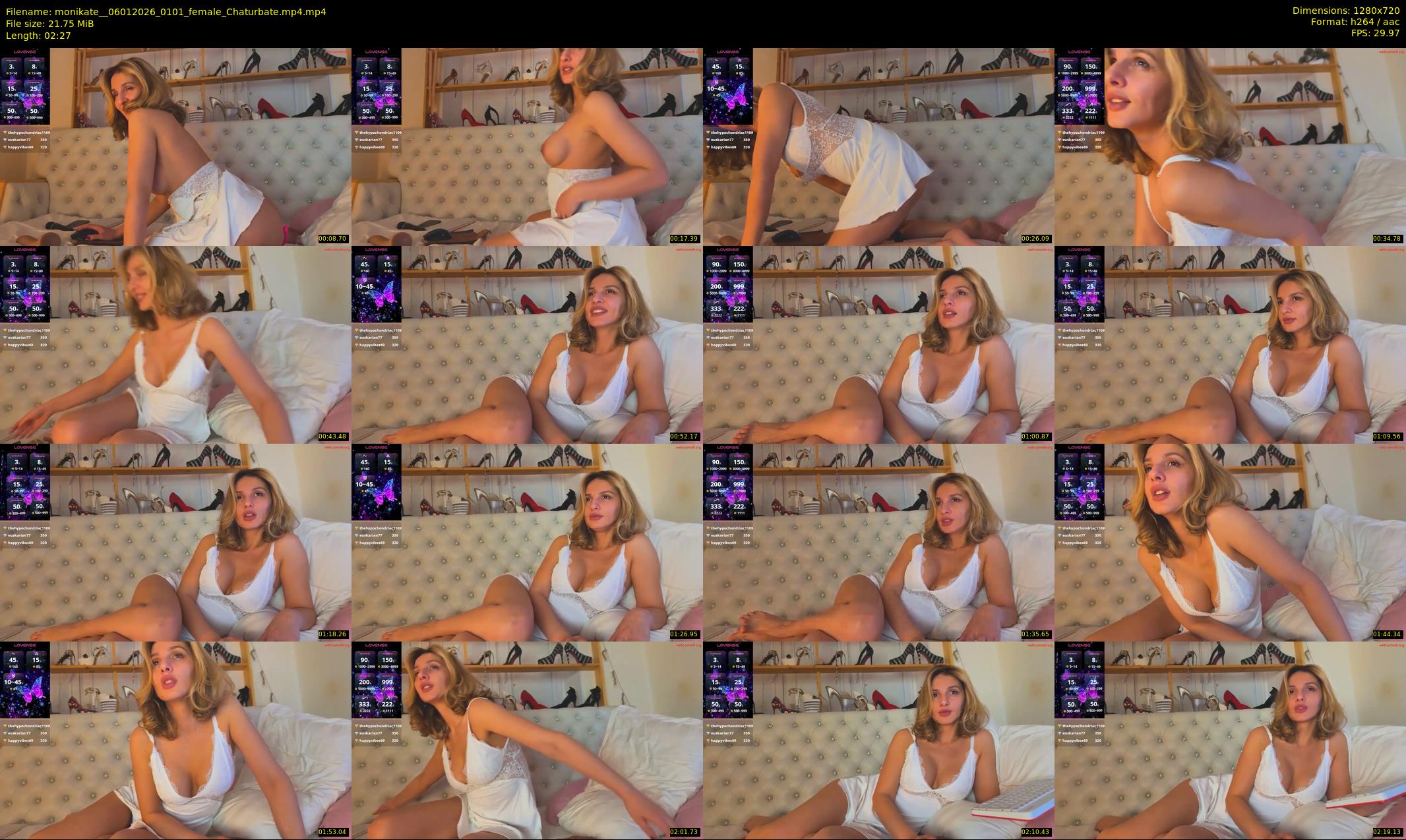 monikate_ — 3 minute Chaturbate couple cam show recording, 720p, Jan 6, 2026