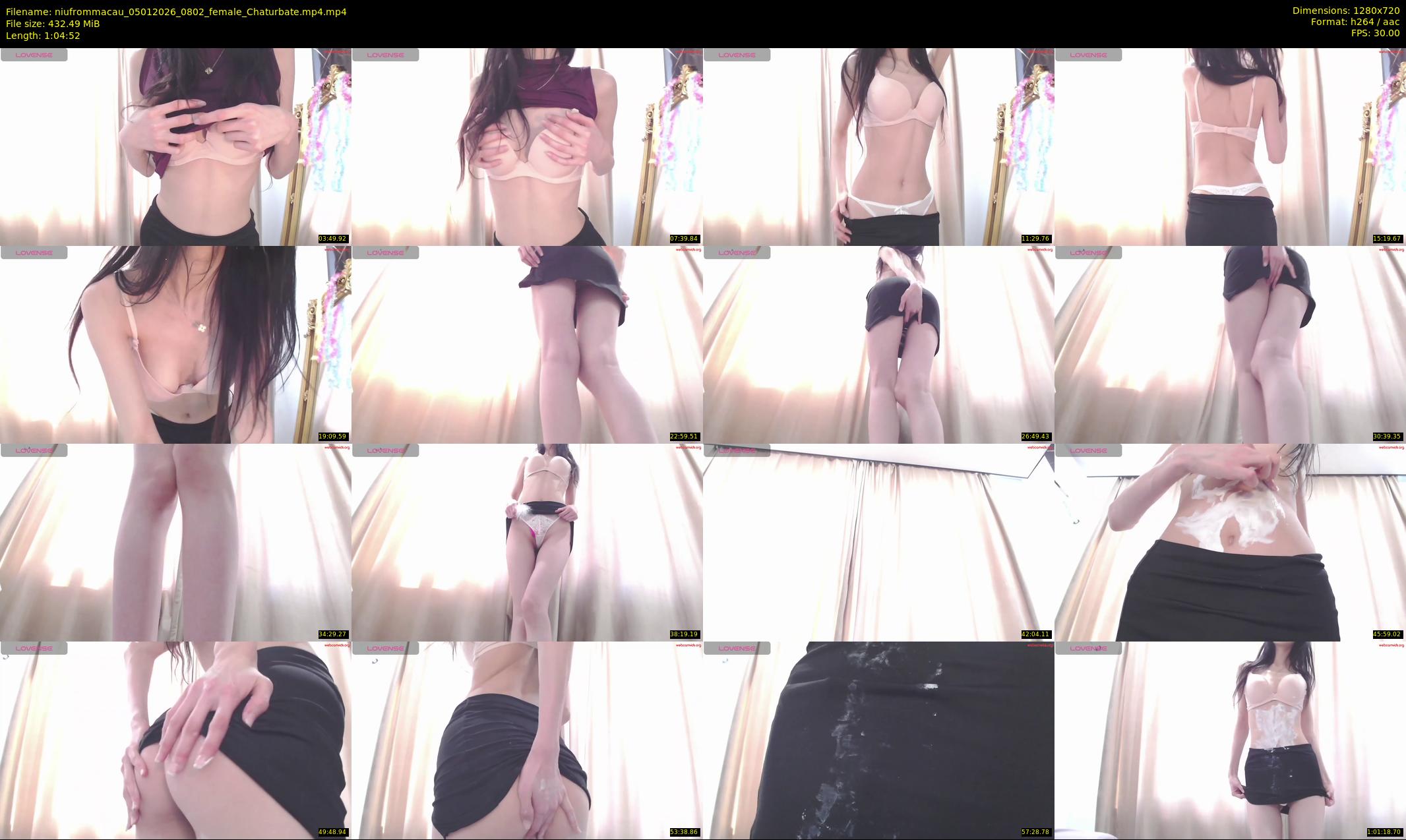 niufrommacau — 65 minute Chaturbate female cam show recording, 720p, Jan 5, 2026