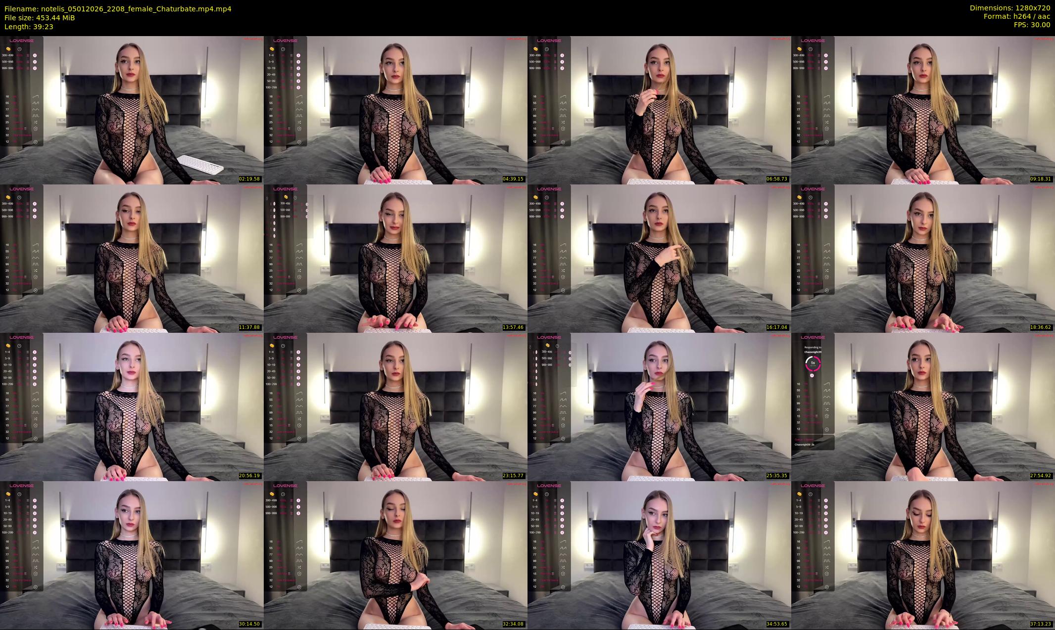 notelis — 40 minute Chaturbate female cam show recording, 720p, Jan 5, 2026