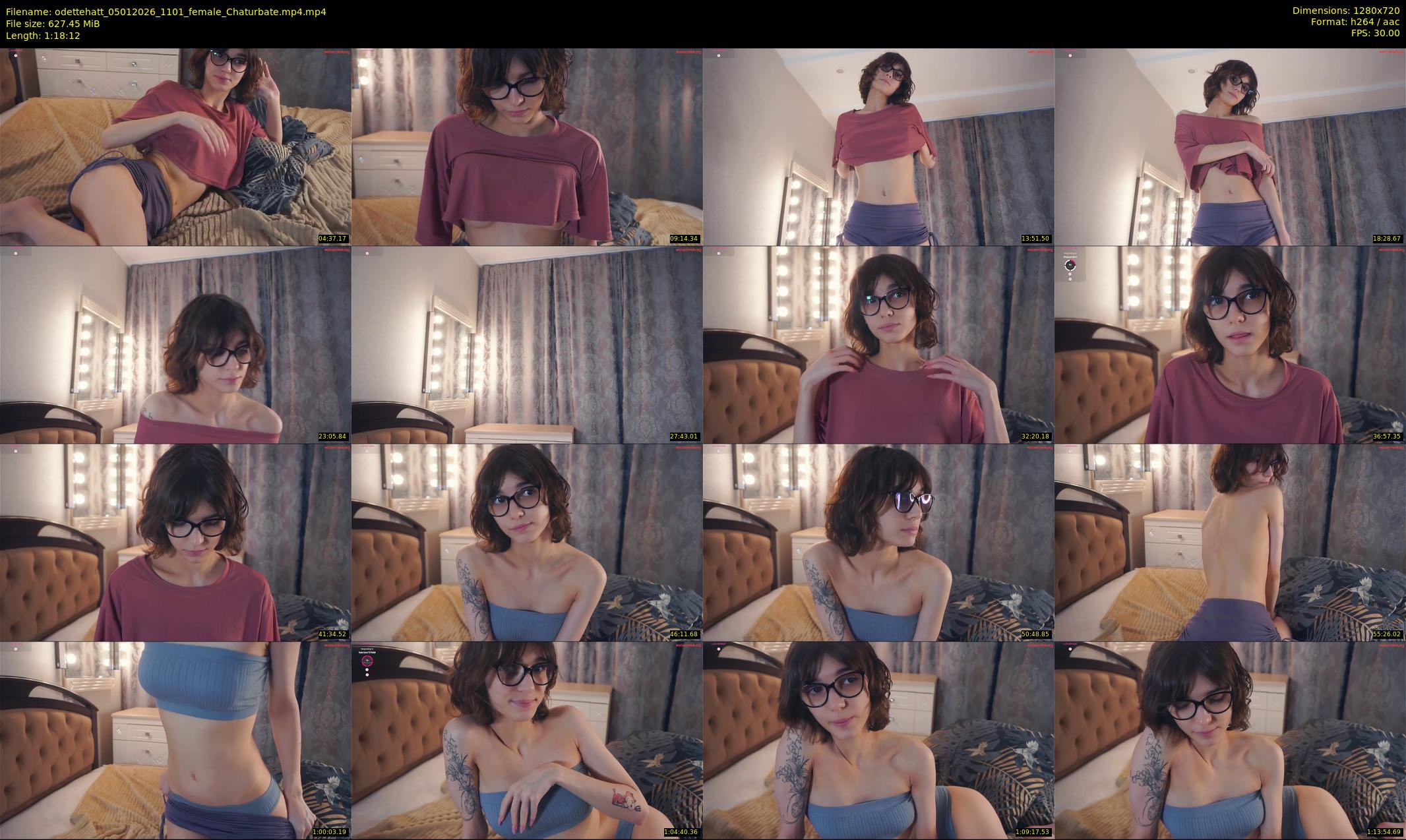 odettehatt — 79 minute Chaturbate female cam show recording, 720p, Jan 5, 2026
