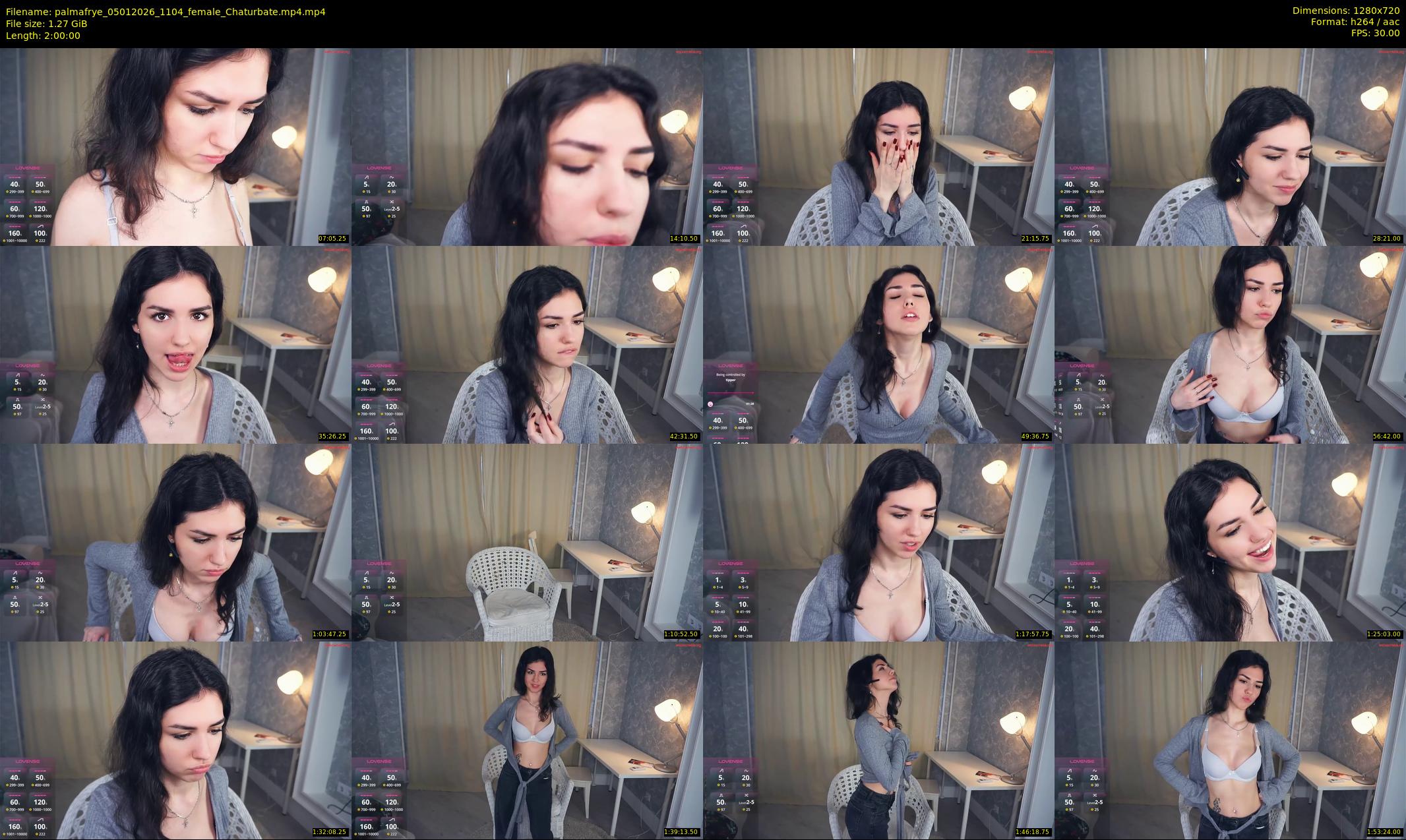 palmafrye — 120 minute Chaturbate female cam show recording, 720p, Jan 5, 2026