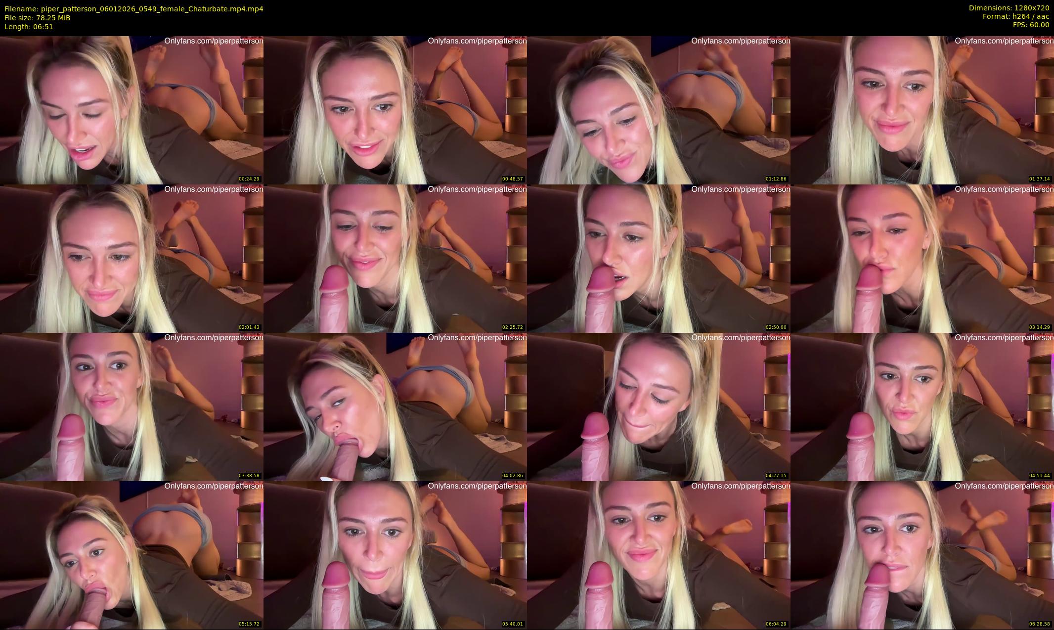 piper_patterson — 7 minute Chaturbate female cam show recording, 720p, Jan 6, 2026