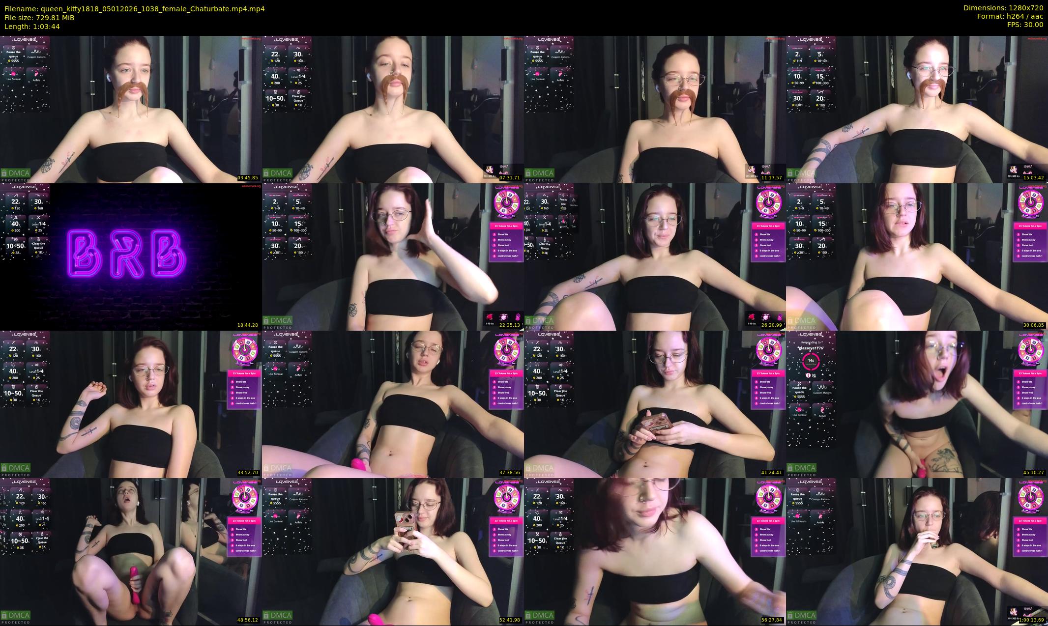 queen_kitty1818 — 64 minute Chaturbate female cam show recording, 720p, Jan 5, 2026